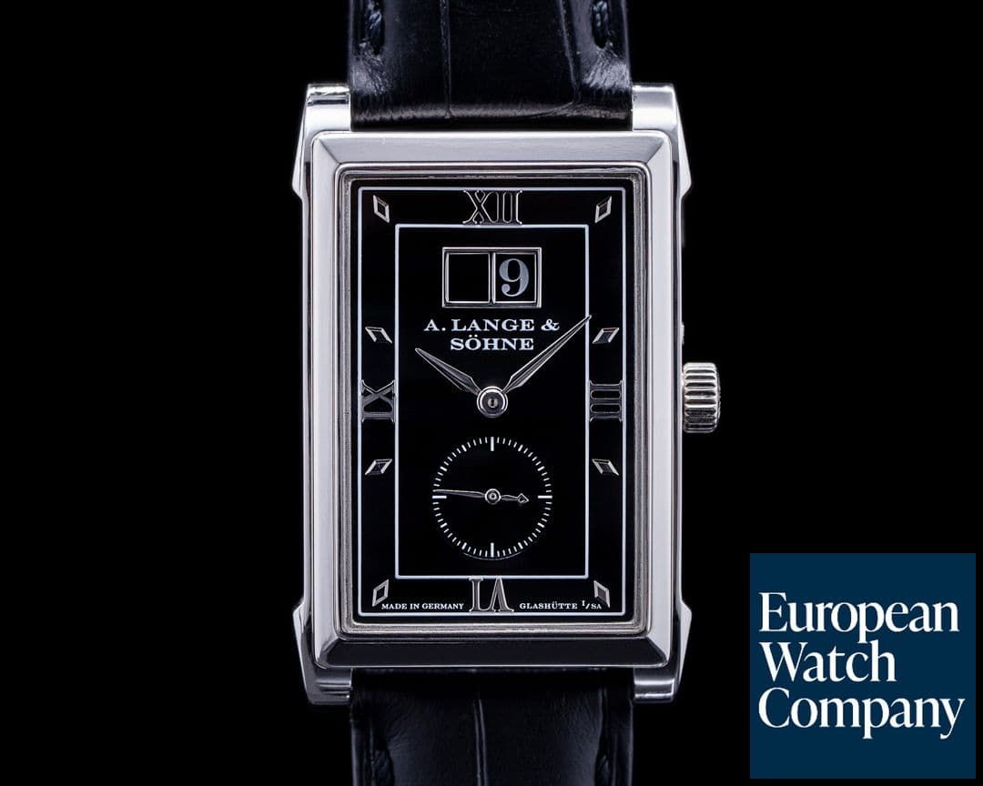 Image of A. Lange and Sohne Cabaret 107.035 Platinum Black Dial RARE