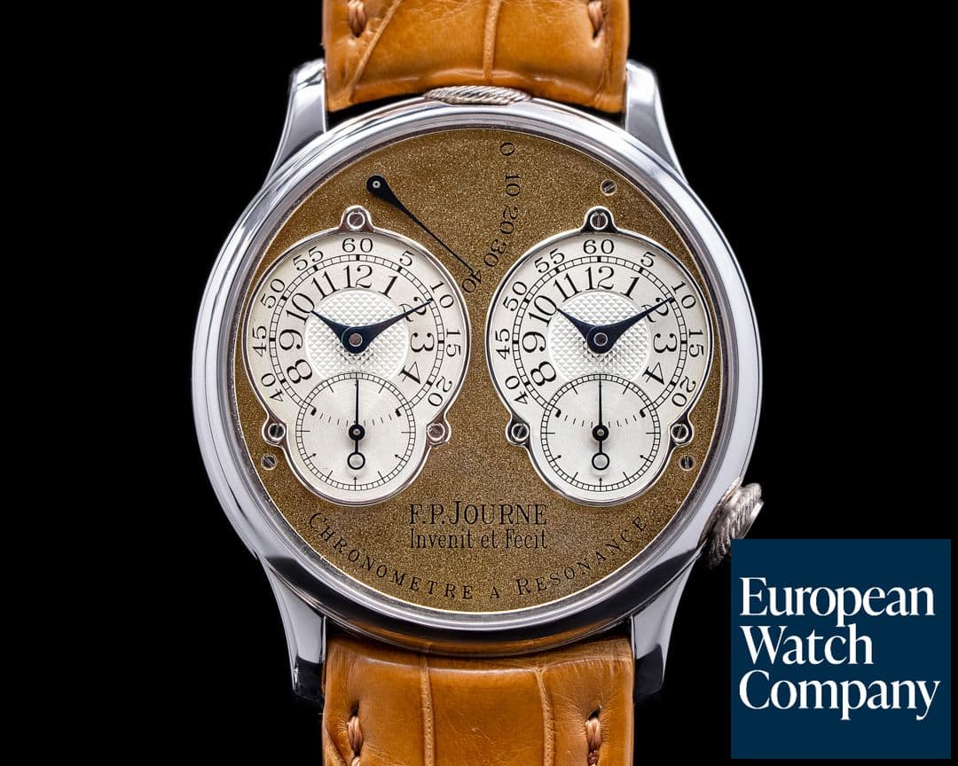 Image of F. P. Journe Chronometre Resonance Platinum "PRE-SOUSCRIPTION" Circa 2000 AMAZING