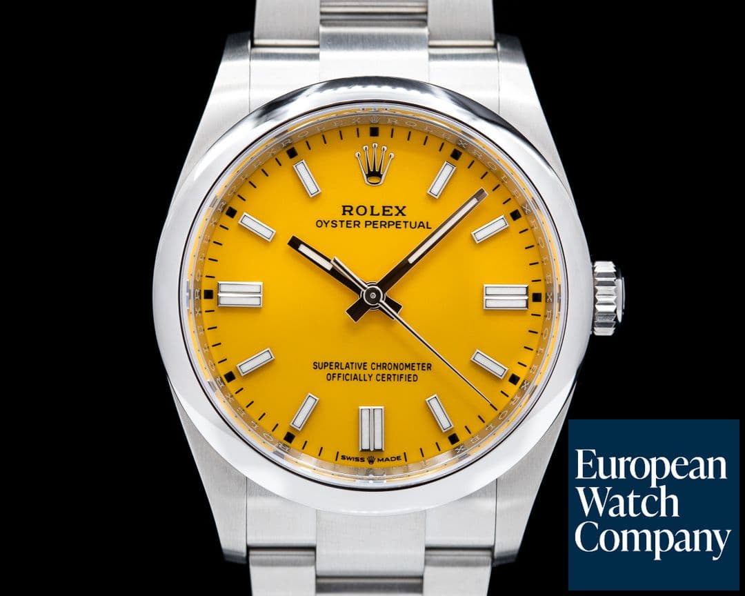 Image of Rolex Oyster Perpetual 126000 36MM SS Yellow DISCONTINUED