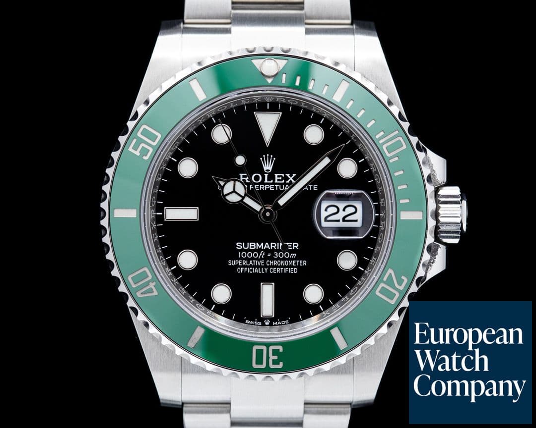 Image of Rolex Submariner Date 126610LV Kermit GREEN Ceramic Bezel 41MM 2020