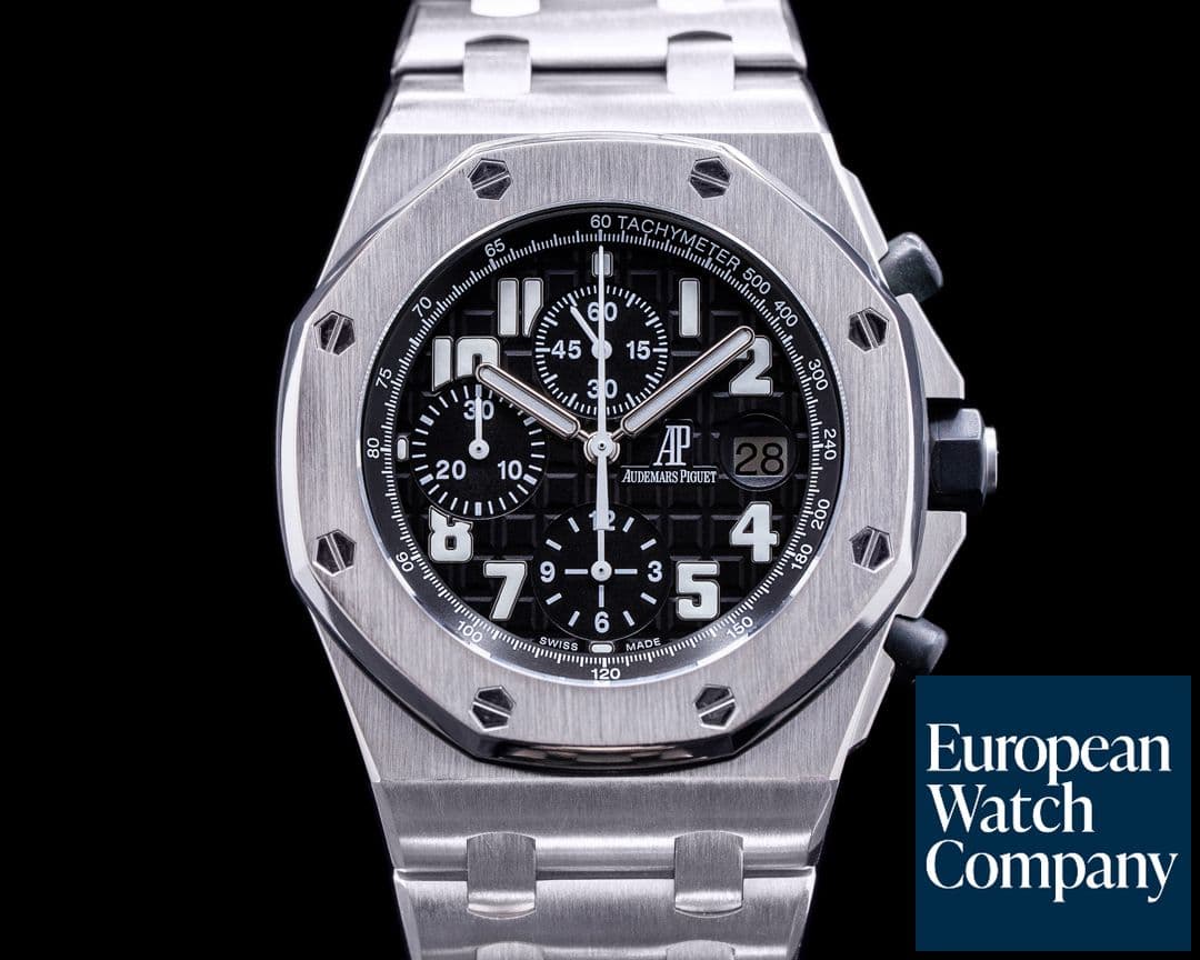 Image of Audemars Piguet Royal Oak Offshore Black Dial Titanium / Titanium 