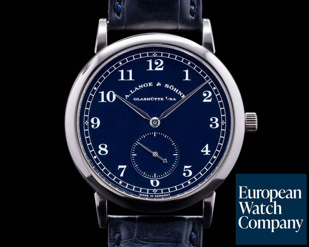 Image of A. Lange and Sohne 1815 206.027 Blue Dial 18k White Gold 36MM