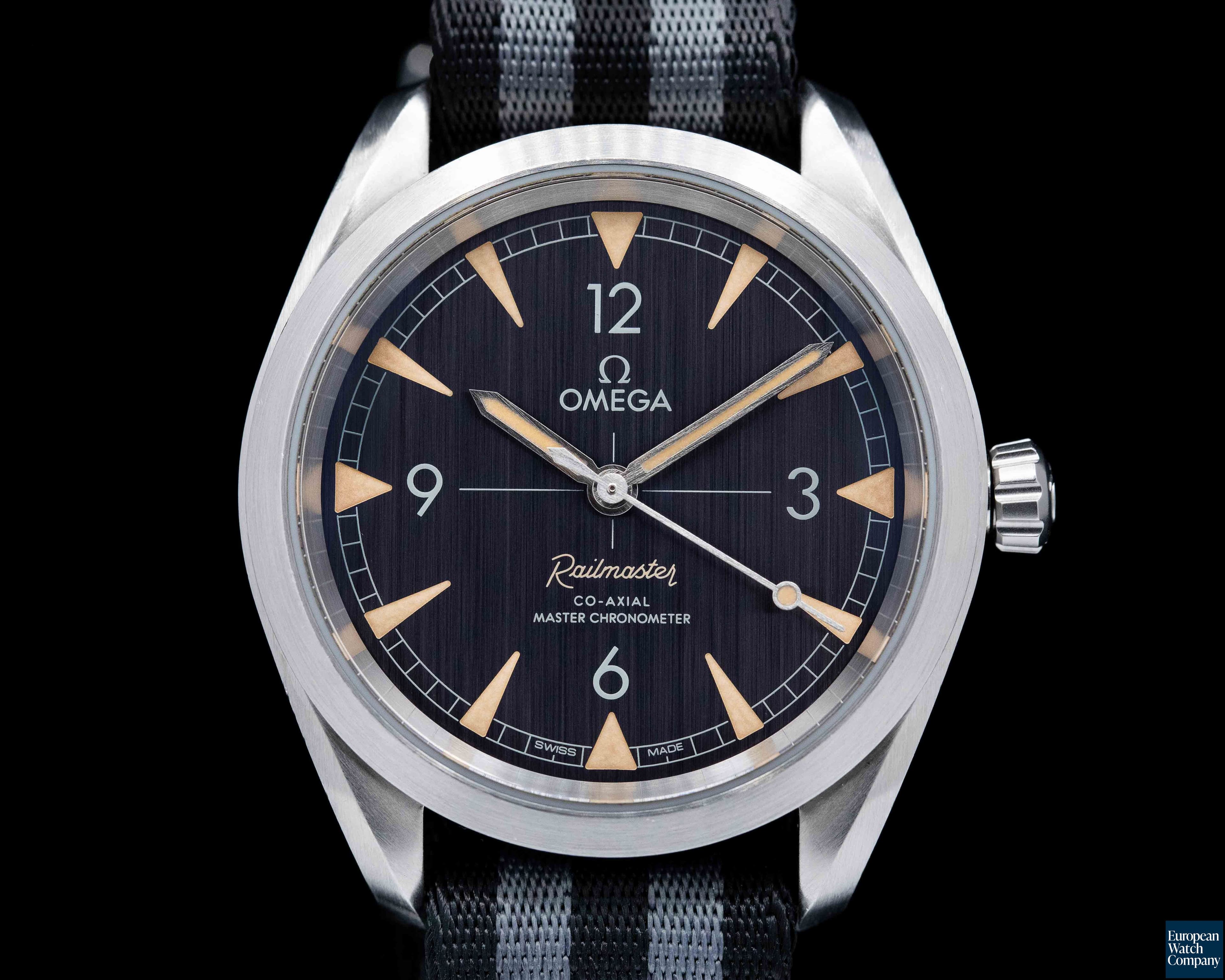Image of Omega Railmaster Master Chronometer SS Co Axial