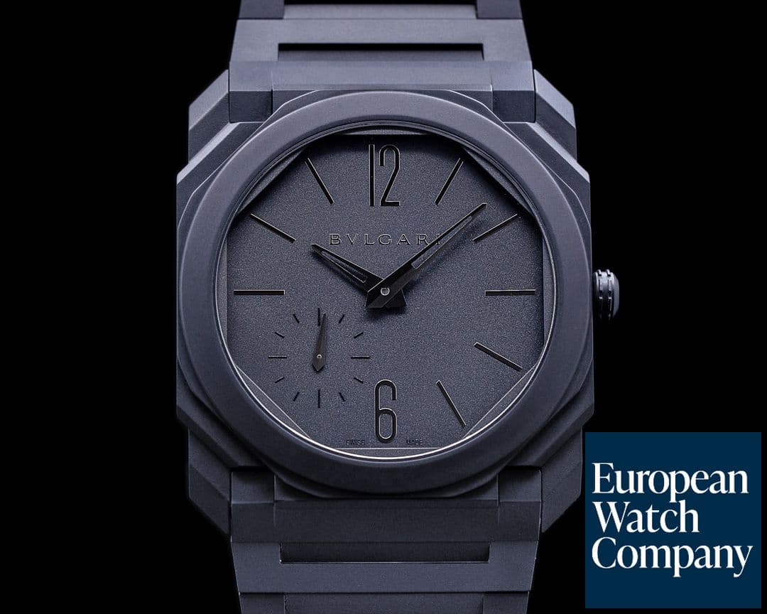 Image of Bulgari Octo Finissimo Extra Thin Ceramic Black 40mm 