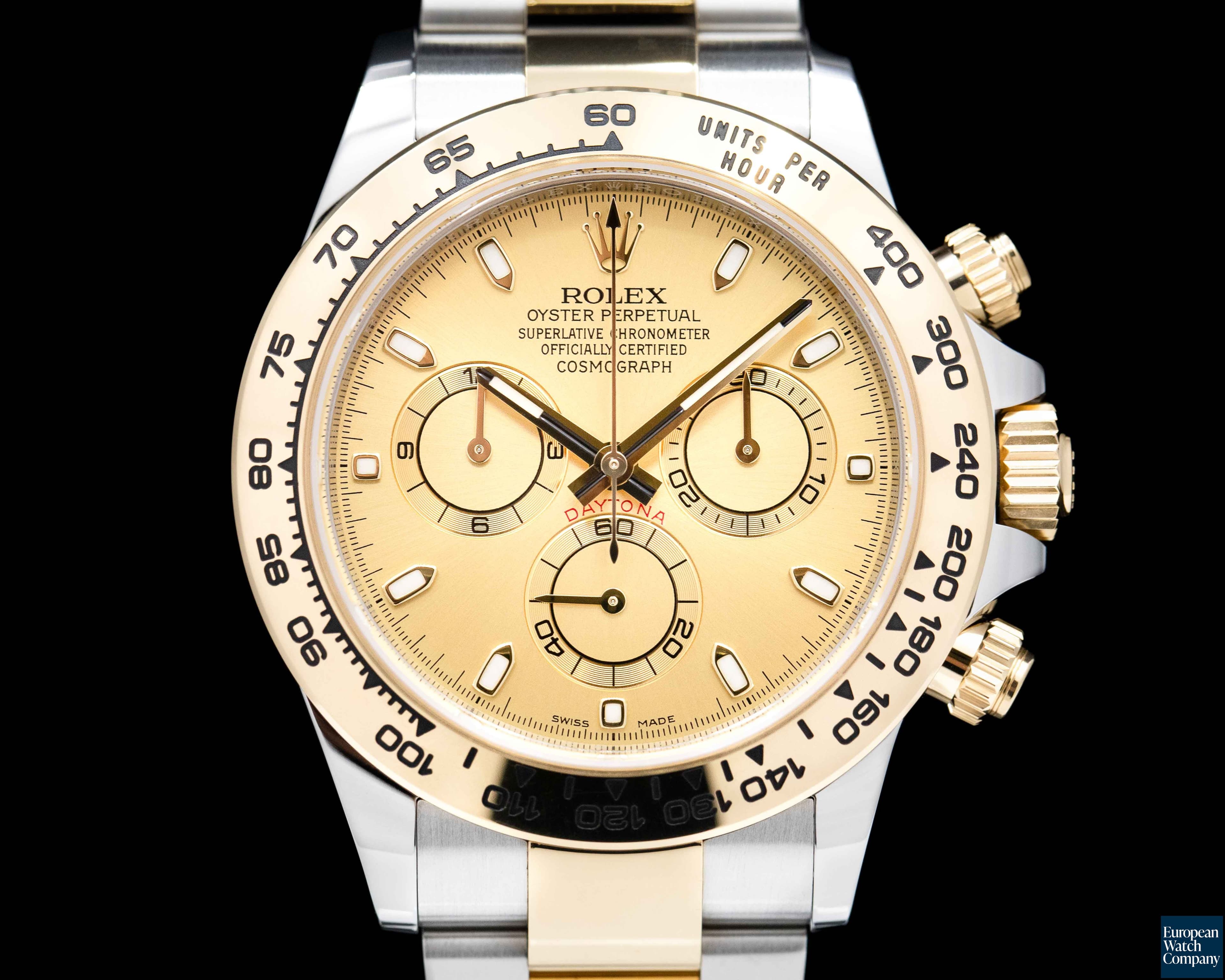 Image of Rolex Daytona Champagne Dial 18K Yellow Gold / SS 2021