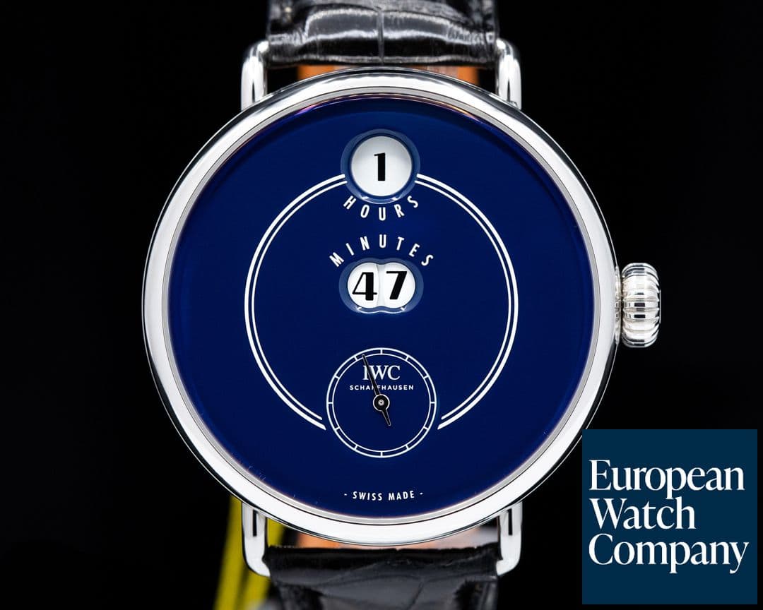 Image of IWC Tribute to Pallweber Edition "150 Years" Blue Dial LIMITED