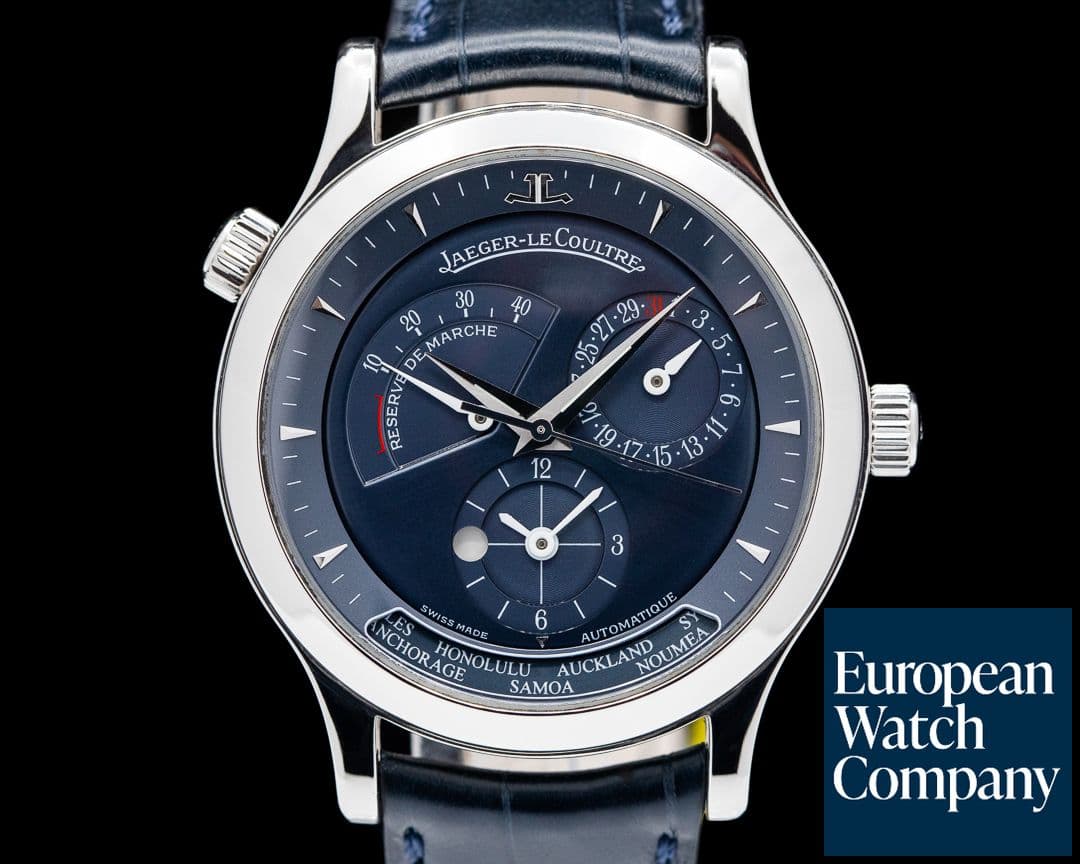 Image of Jaeger LeCoultre Master Geographic Platinum 38MM RARE Limited to 250