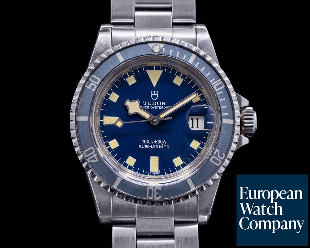 Image of Tudor Submariner "Snowflake" BLUE Matte Dial COMPLETE 