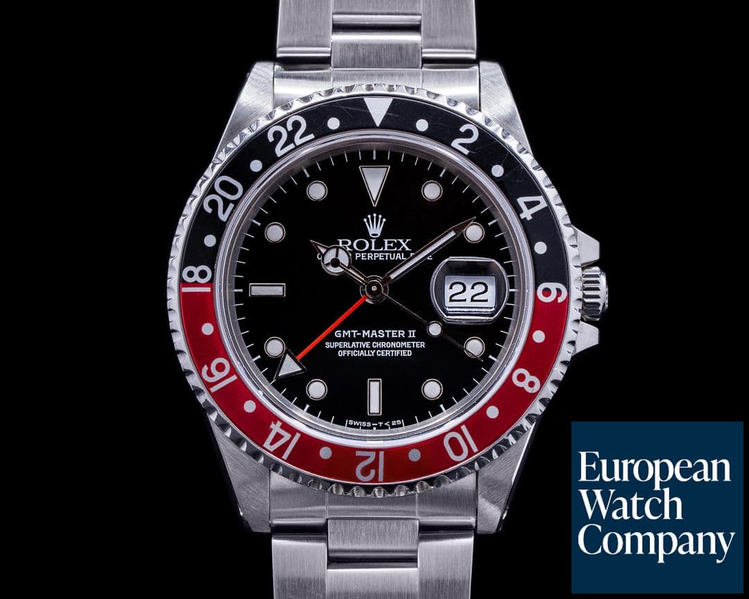 Image of Rolex GMT Master II 16710 SS Red / Black Coke