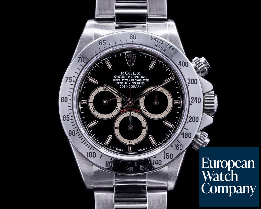 Image of Rolex Daytona 16520 W Series Black Dial Zenith NICE BOX & PAPERS