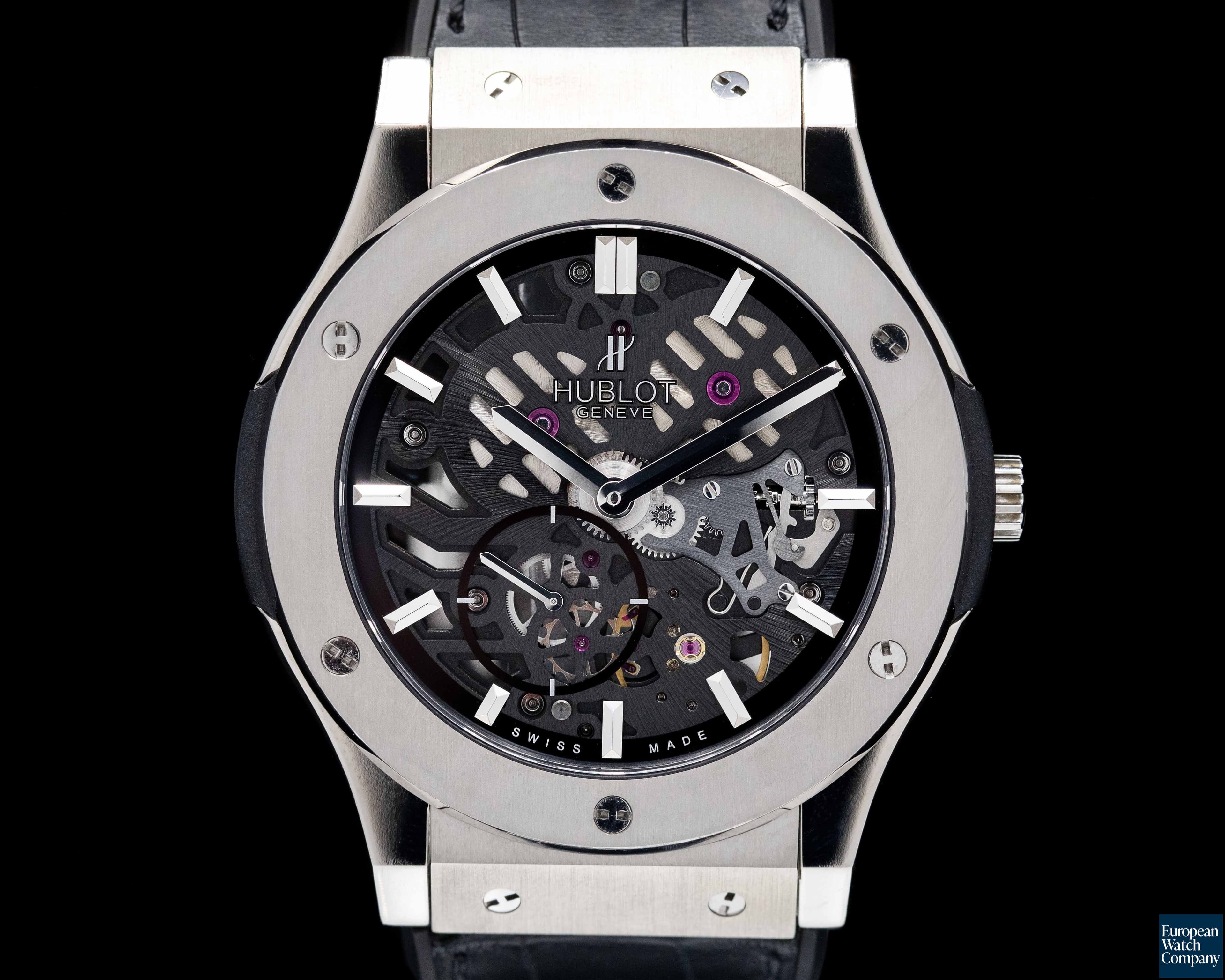 Image of Hublot Classic Fusion Ultra Thin Skeleton 