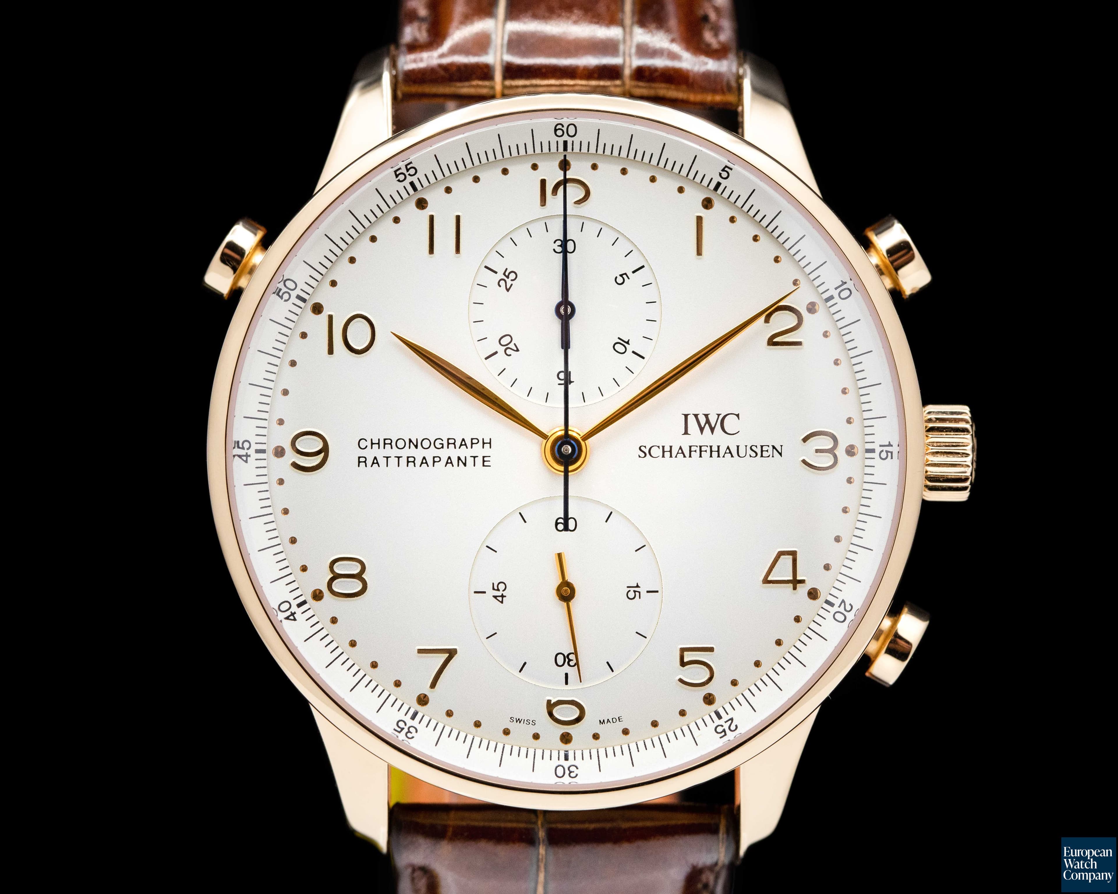Image of IWC Portuguese Chronograph Split Second 18K Rose Gold