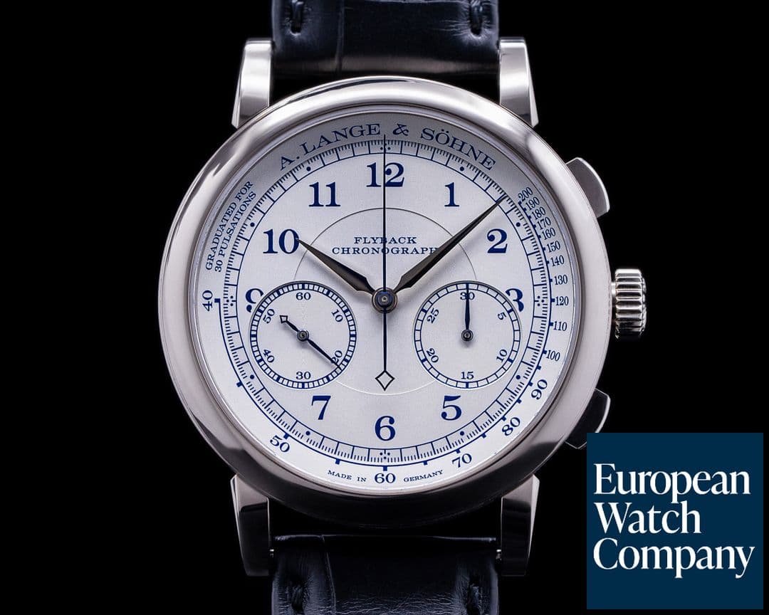 Image of A. Lange and Sohne 1815 Chronograph 414.026 18K White Gold BOUTIQUE EDITION