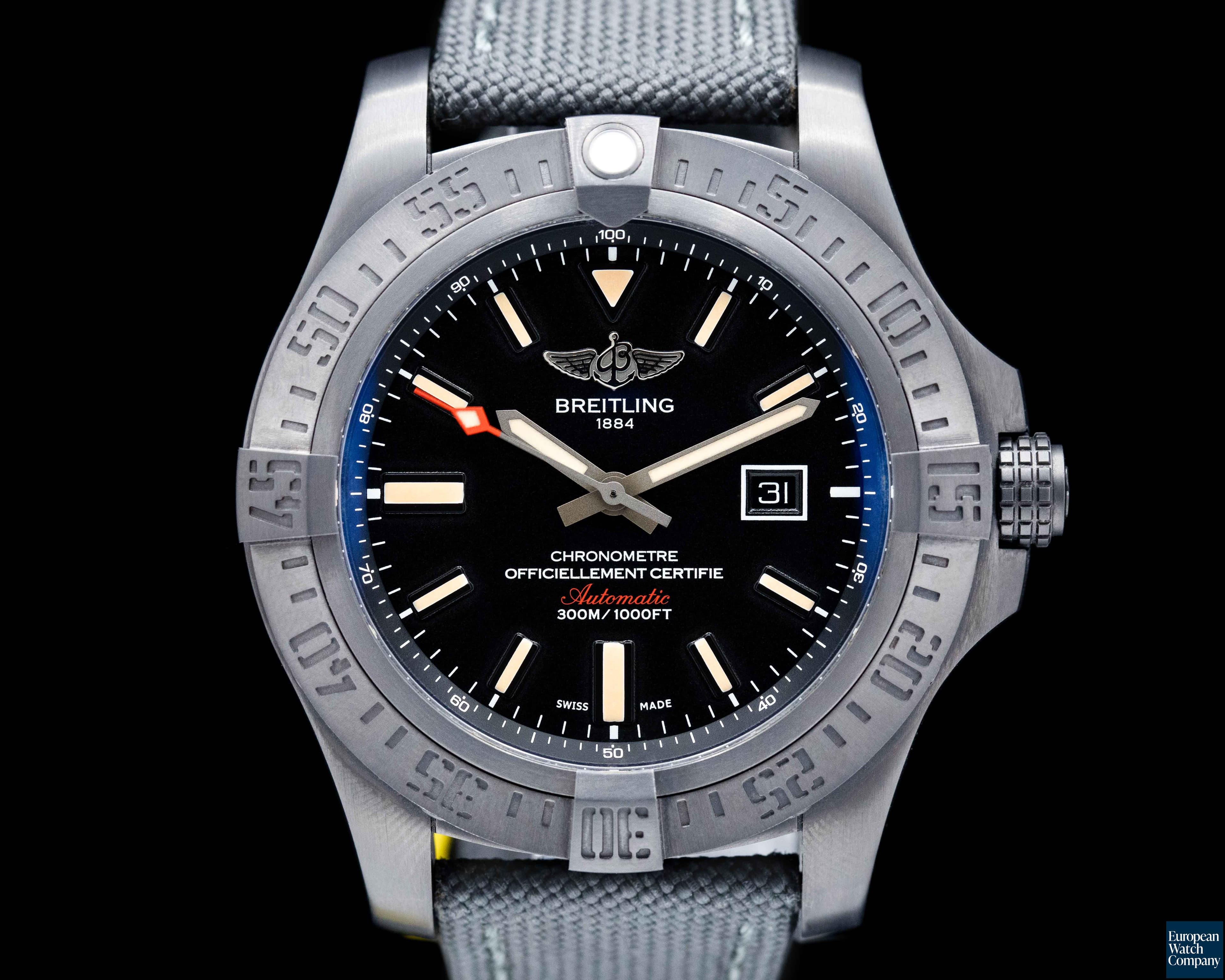 Image of Breitling Avenger Blackbird Black Titanium Carbon Dial