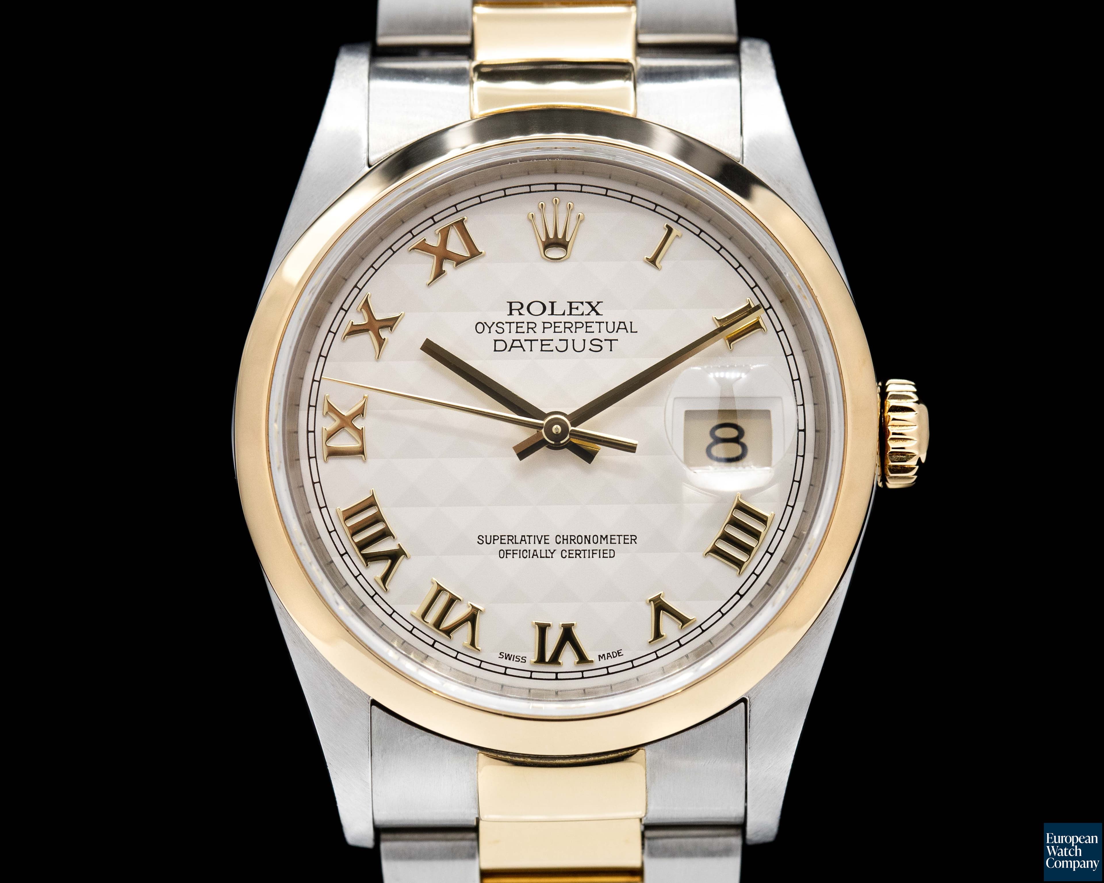 Image of Rolex Datejust Pyramid Dial 18K / SS