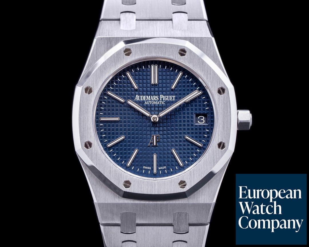 Image of Audemars Piguet Royal Oak Extra Thin Blue Dial SS 15202ST 