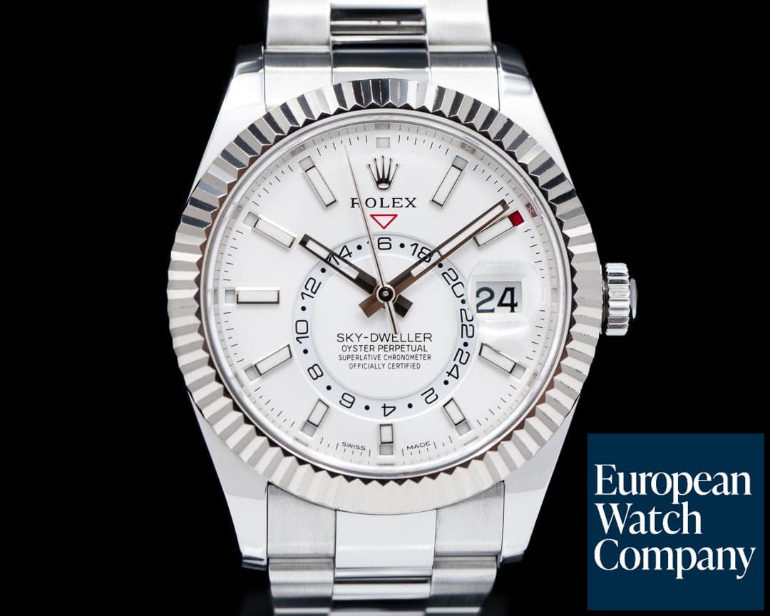 Image of Rolex Sky Dweller 326934 Steel White Dial SS 