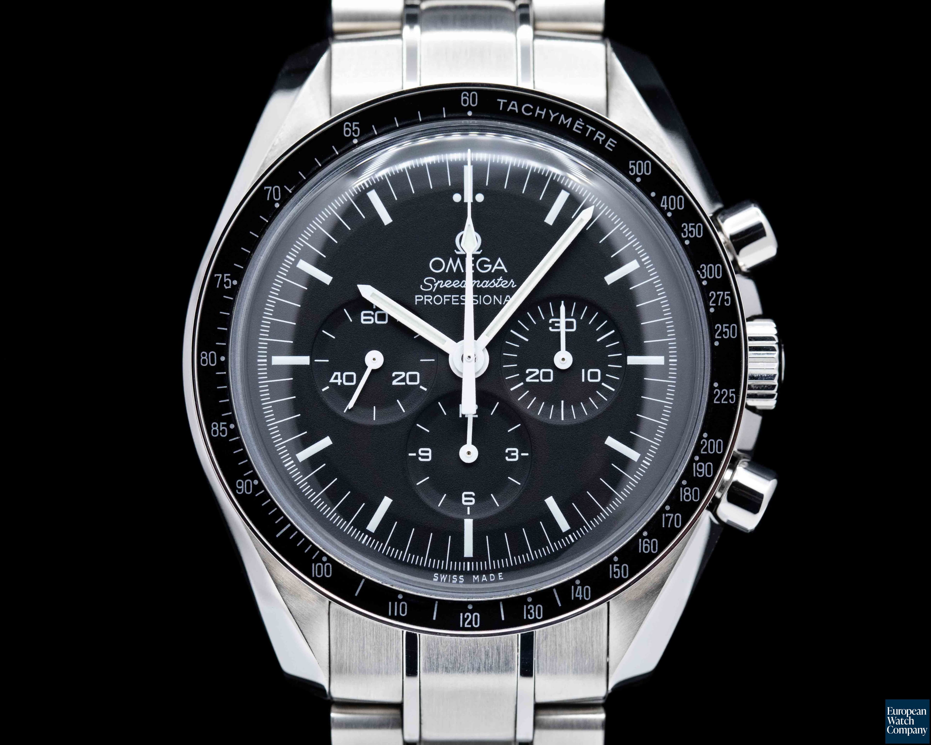 Image of Omega Speedmaster Professional Moonwatch Black Dial 