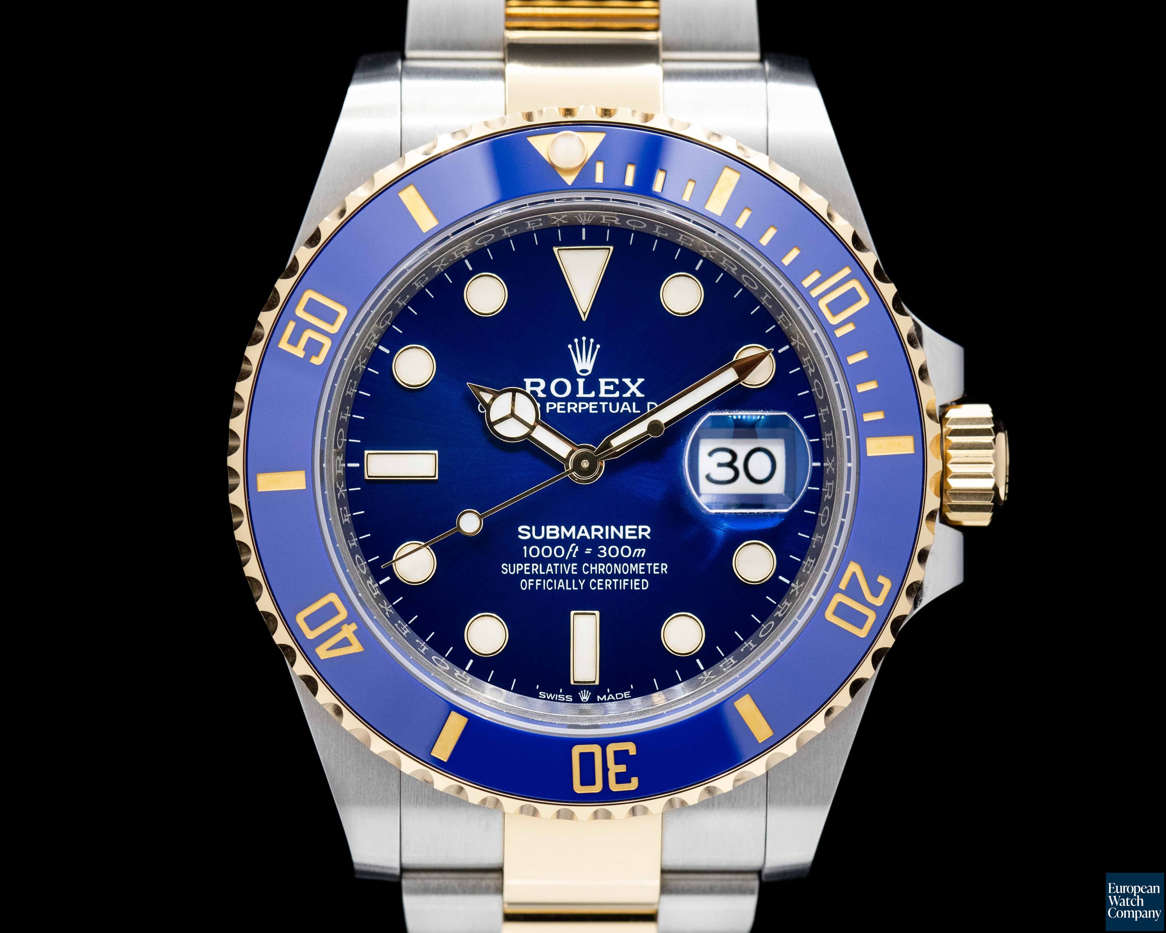 Image of Rolex Submariner 41MM 126613LB Ceramic Blue Dial 18K / SS 2022 UNWORN