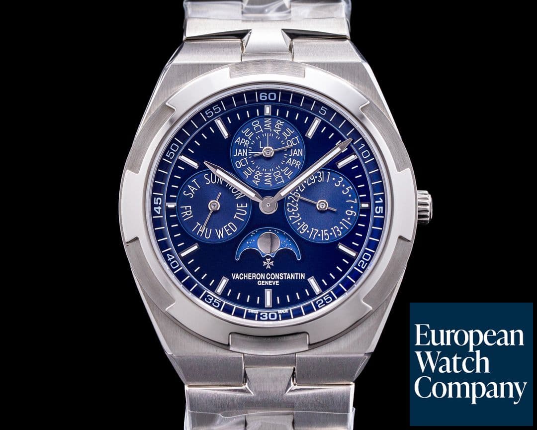 Image of Vacheron Constantin Overseas 4300v Perpetual Calendar Ultra-Thin Blue Dial 18k UNWORN