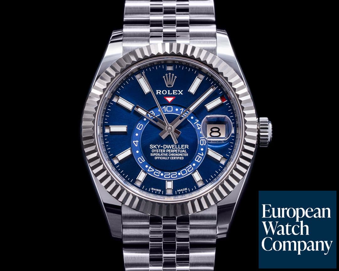 Image of Rolex Sky Dweller 326934 Steel Blue SS / Jubilee 2021 