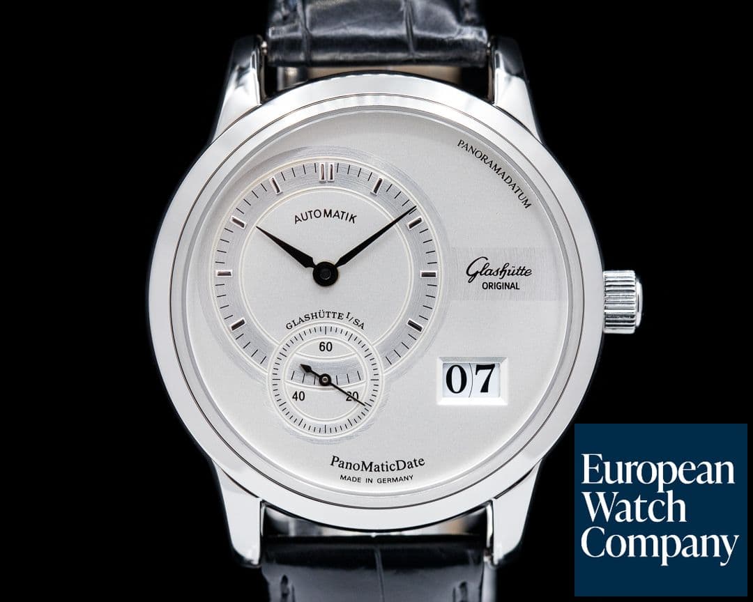 Image of Glashutte Original PanoMaticDate SS Silver Dial