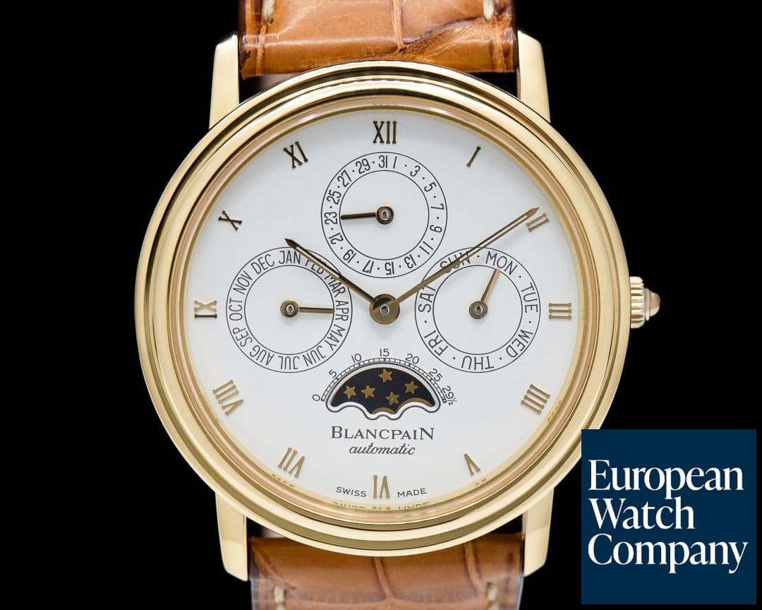 Image of Blancpain Perpetual Calendar 18K Yellow Gold