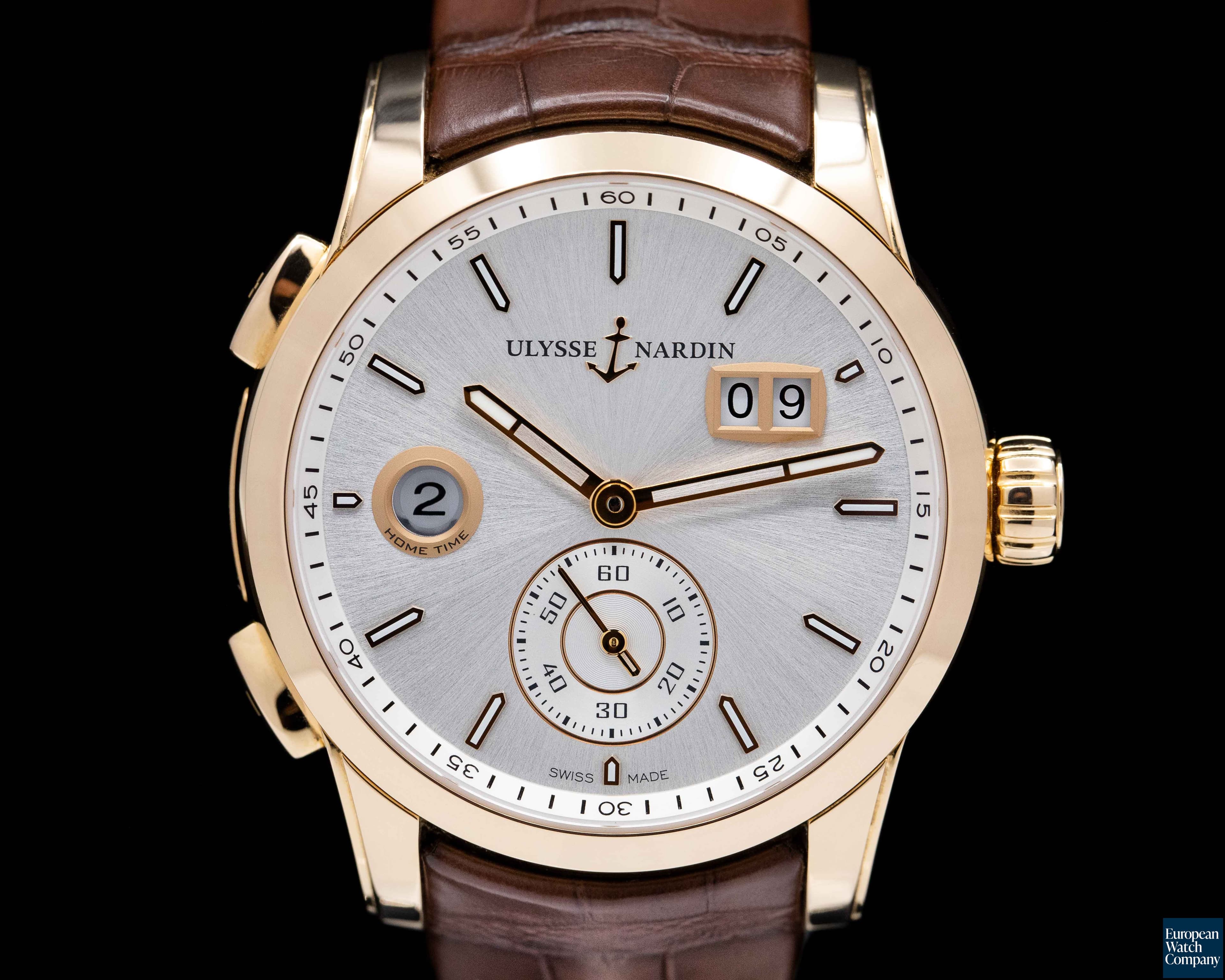 Image of Ulysse Nardin Dual Time Manufacture 42mm Rose Gold
Deployant