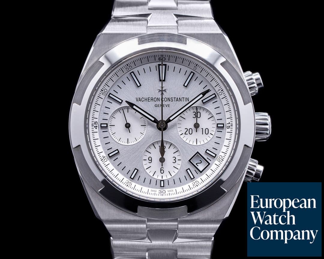 Image of Vacheron Constantin Overseas Chronograph 5500V Silver Dial SS / Bracelet
