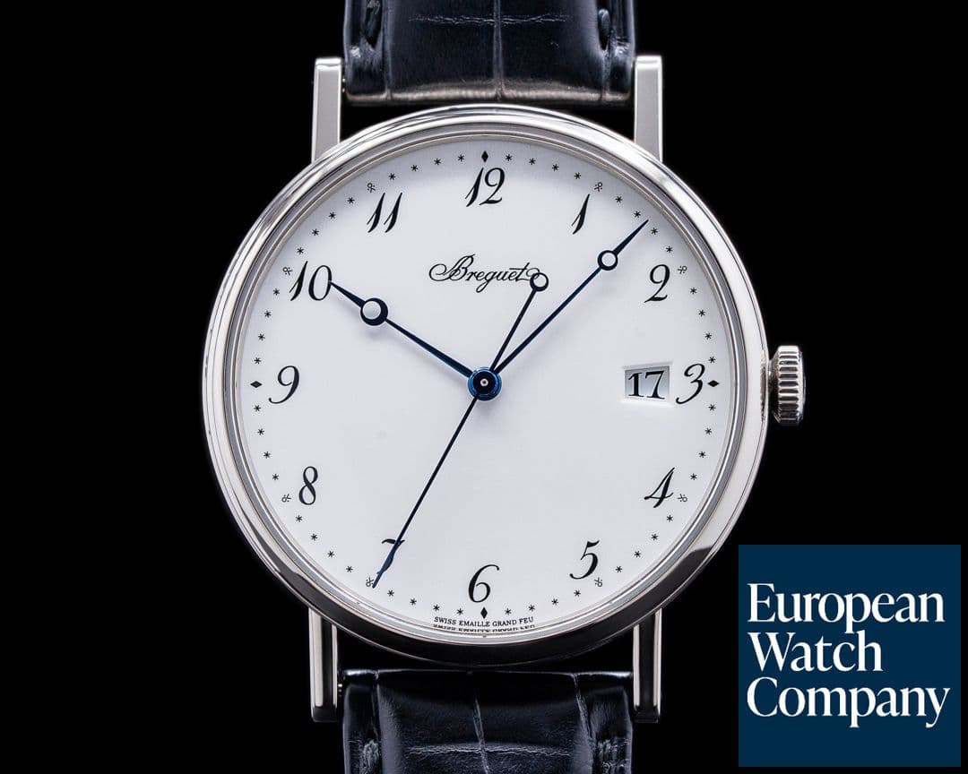 Image of Breguet Classique 5177BB Automatic Enamel Dial 18K White Gold