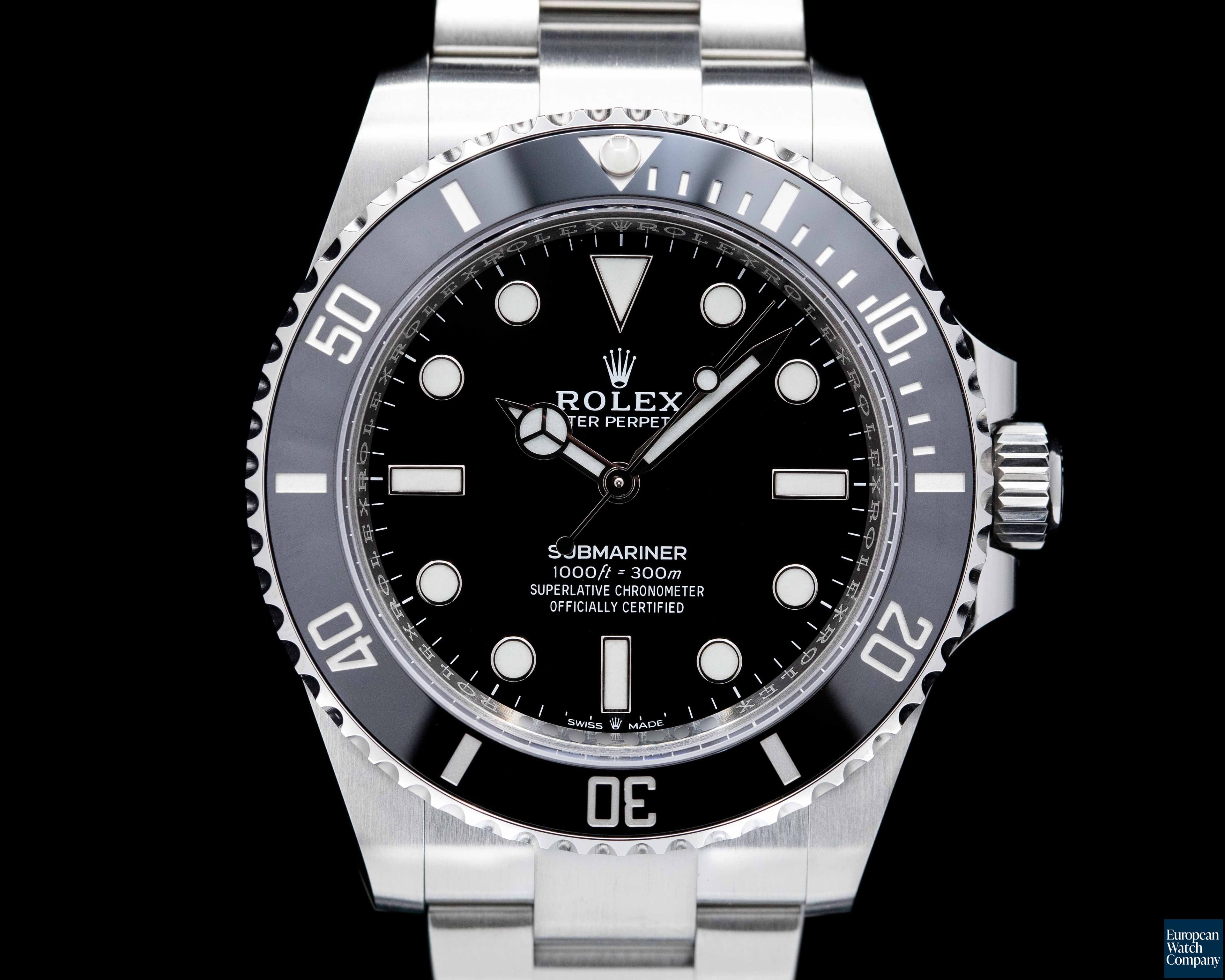 Image of Rolex Submariner 124060 No Date Ceramic Bezel 41MM 2021 UNWORN