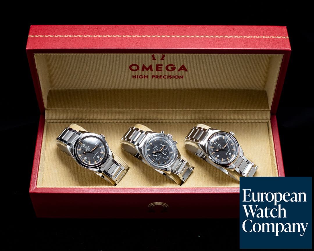 Image of Omega 1957 Trilogy Set Limited Edition 3 Watch Set FULL SET UNWORN