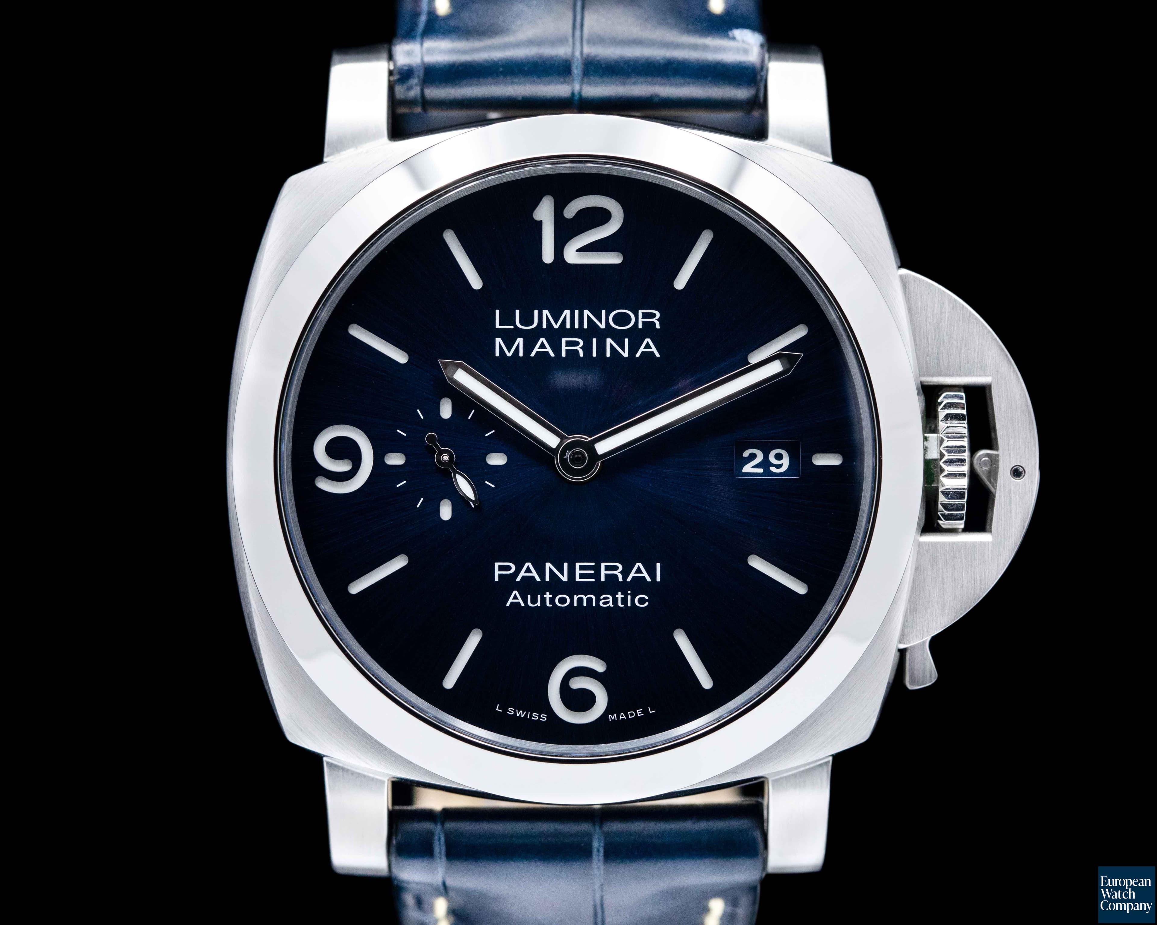 Image of Panerai Luminor Marina 1950 SS Blue Dial 42MM 2020
