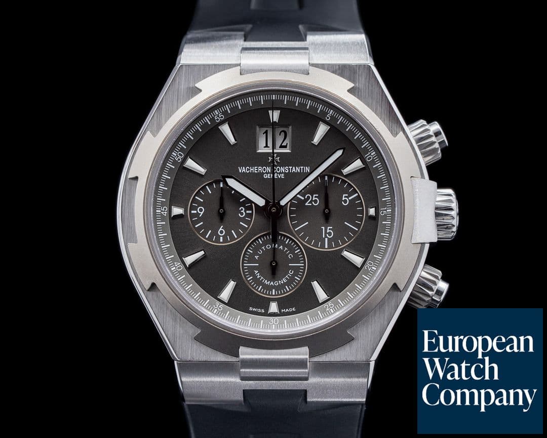 Image of Vacheron Constantin Overseas Chronograph SS Gray Dial / Rubber 