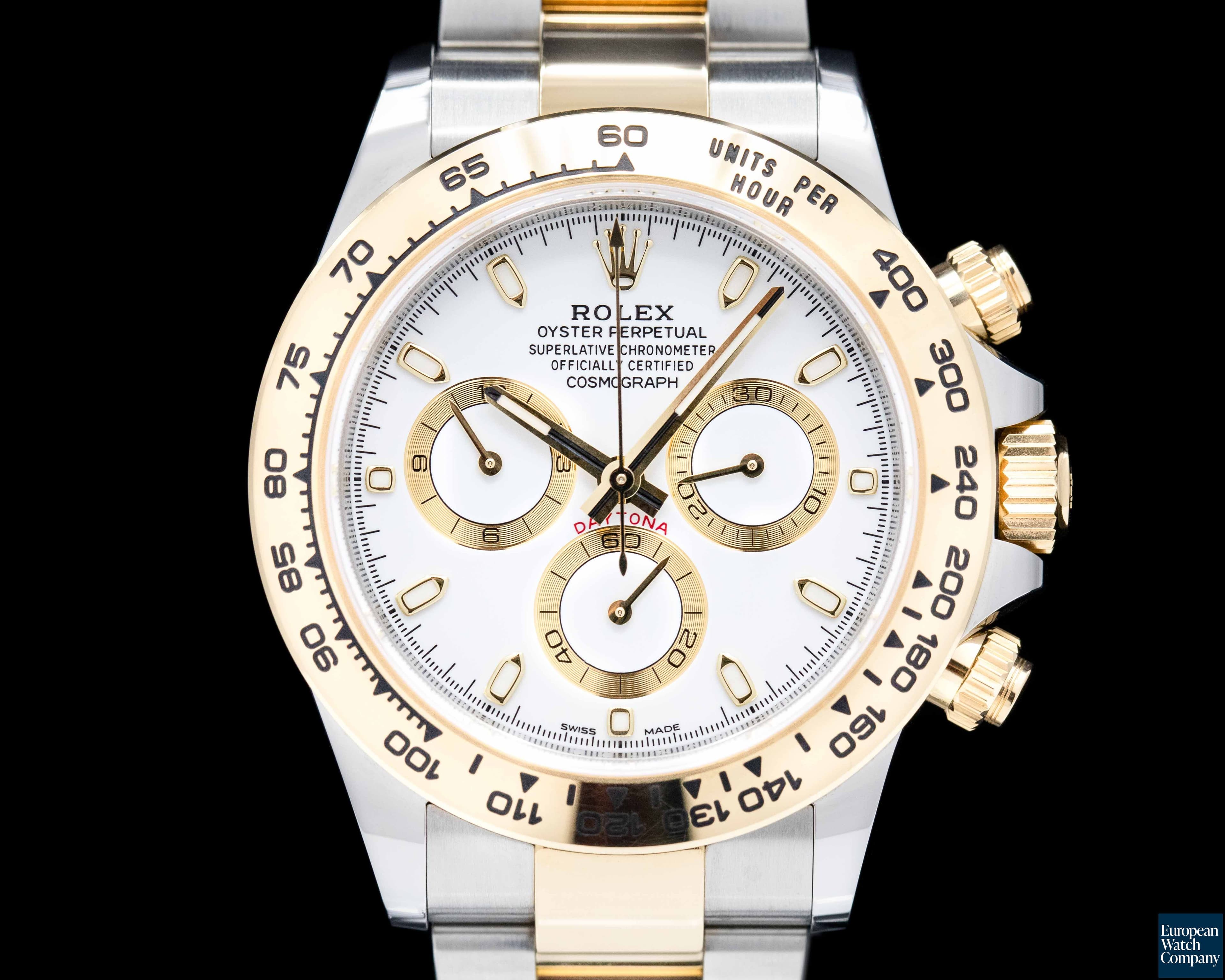 Image of Rolex Daytona White Dial 18K Yellow Gold/SS 2019