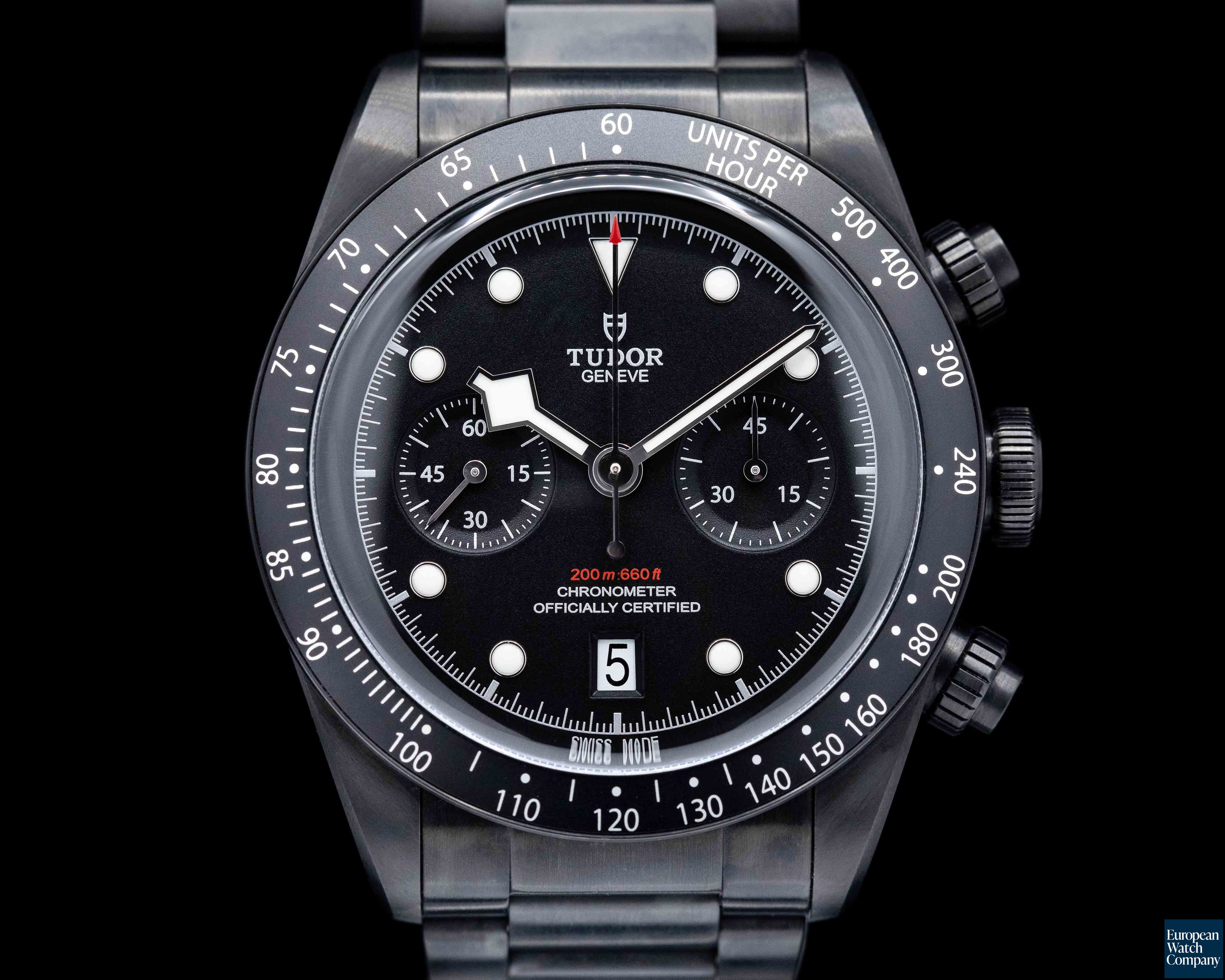 Image of Tudor Tudor Heritage Black Bay Chronograph 79360DK Dark LIMITED