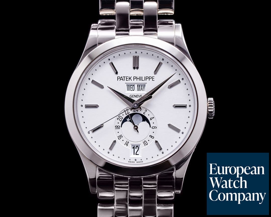 Image of Patek Philippe Annual Calendar Silver Dial 5396/1G-010 18K Bracelet UNWORN