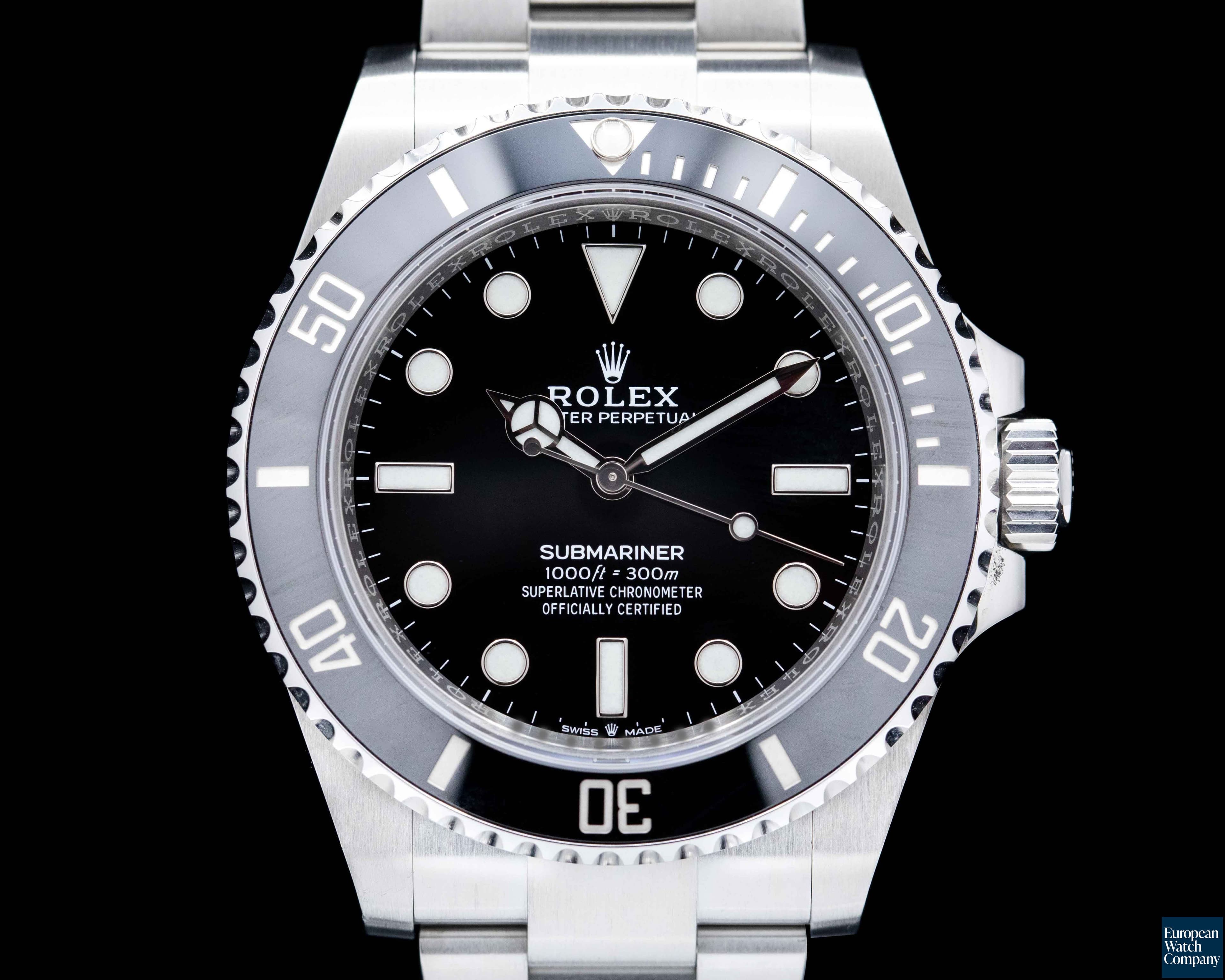 Image of Rolex Submariner 124060 No Date Ceramic Bezel 41MM 2021
