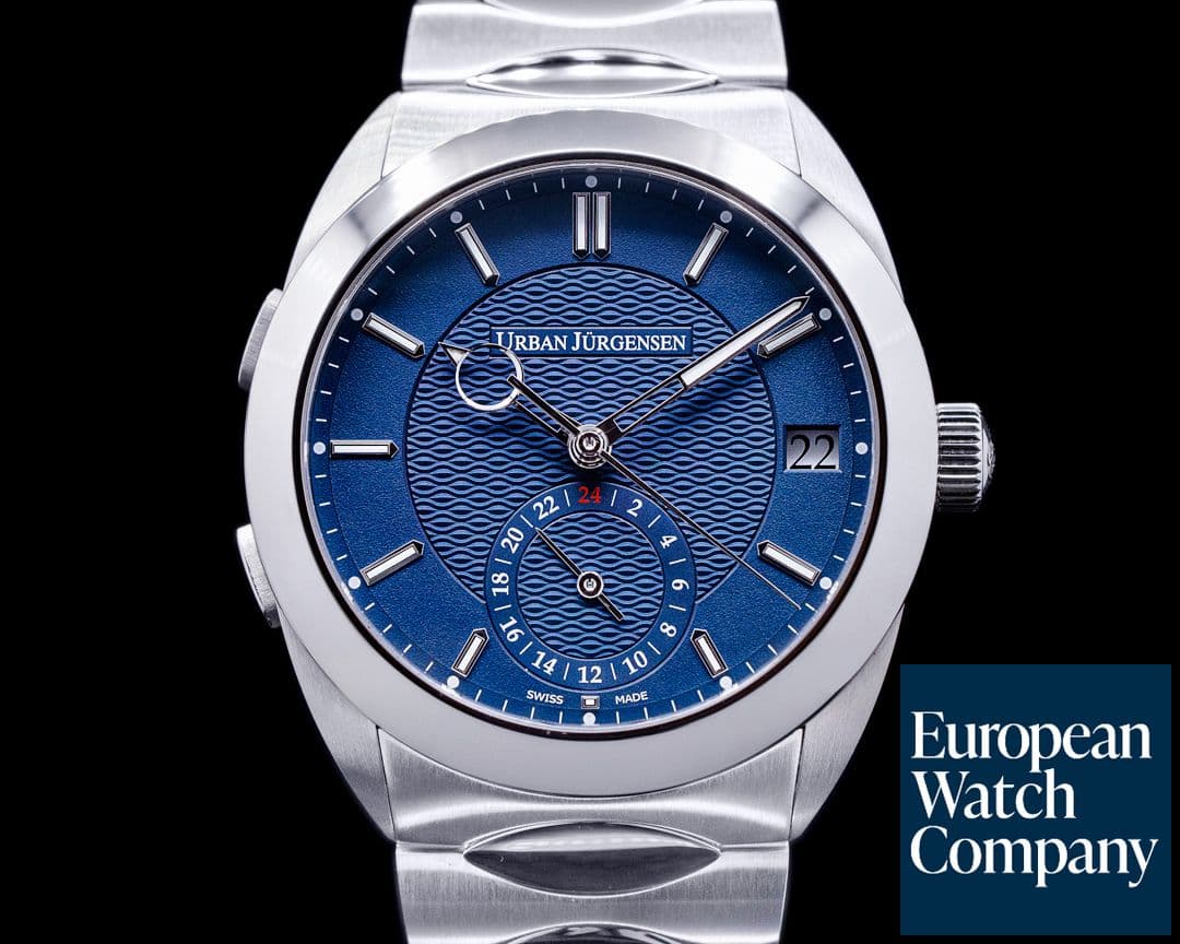 Image of Urban Jurgensen One Collection GMT 5541 Blue Dial / SS