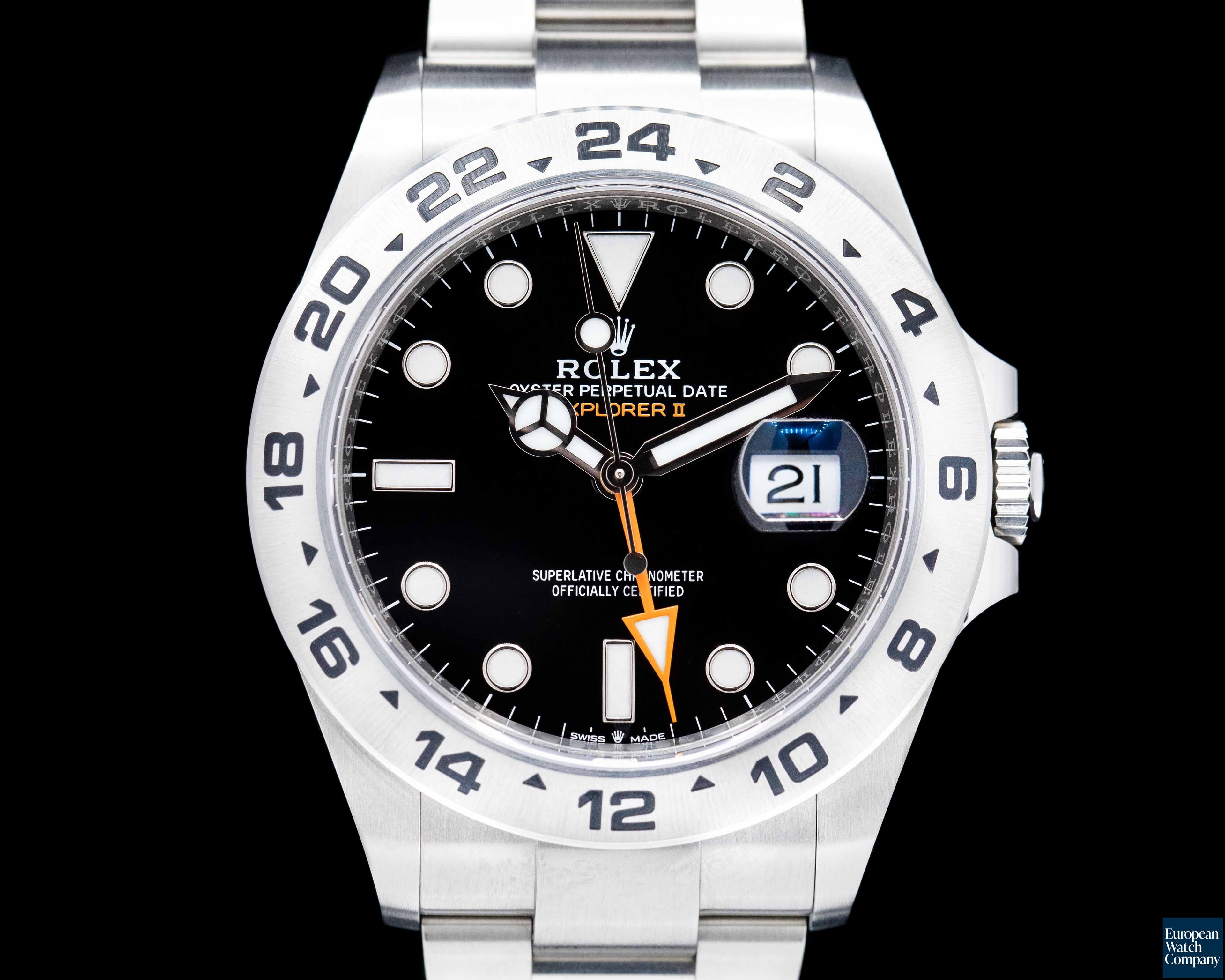 Image of Rolex Explorer II Black Dial SS 2021