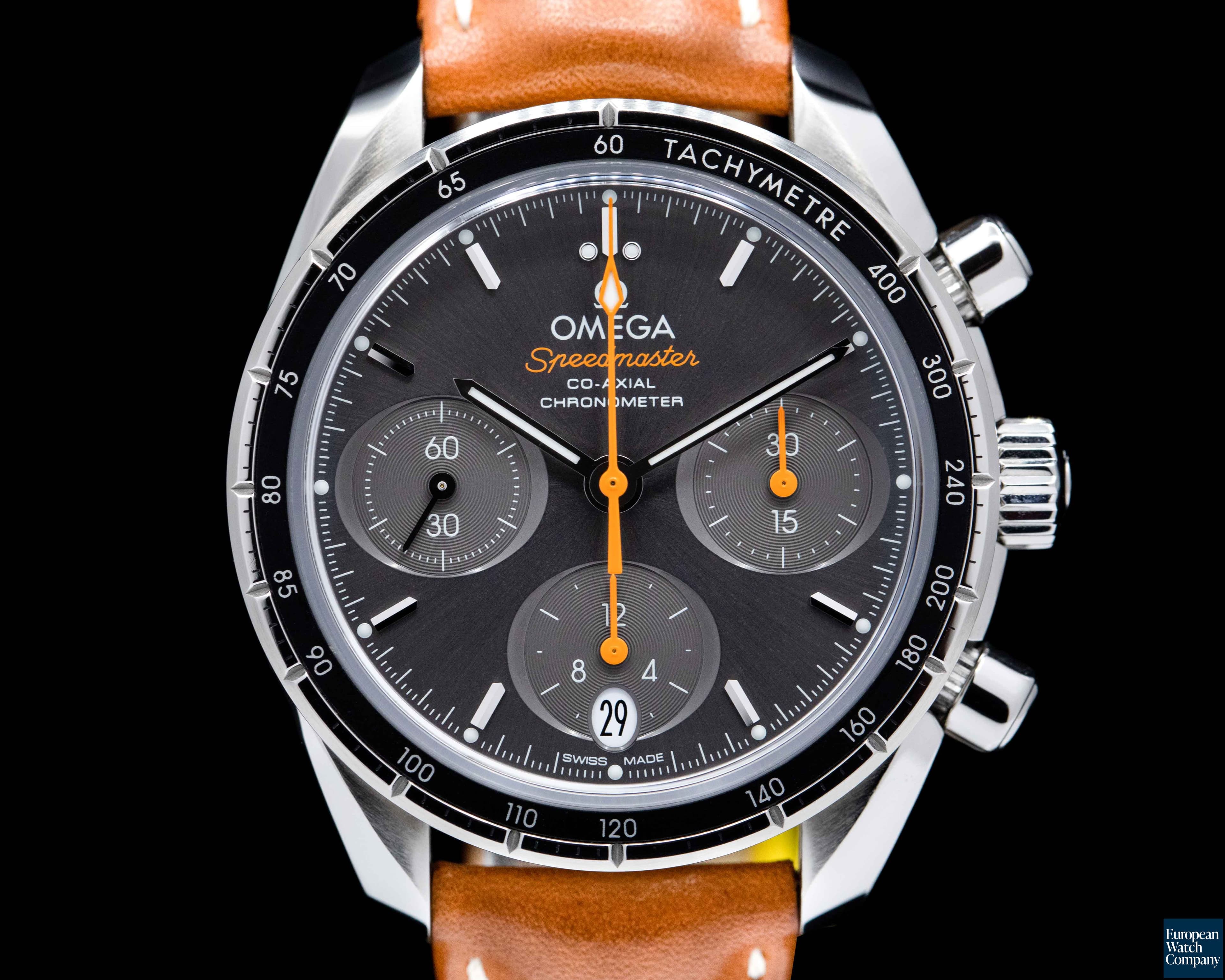 Image of Omega Speedmaster Chronograph Reduced Ceramic Bezel 38MM 2021