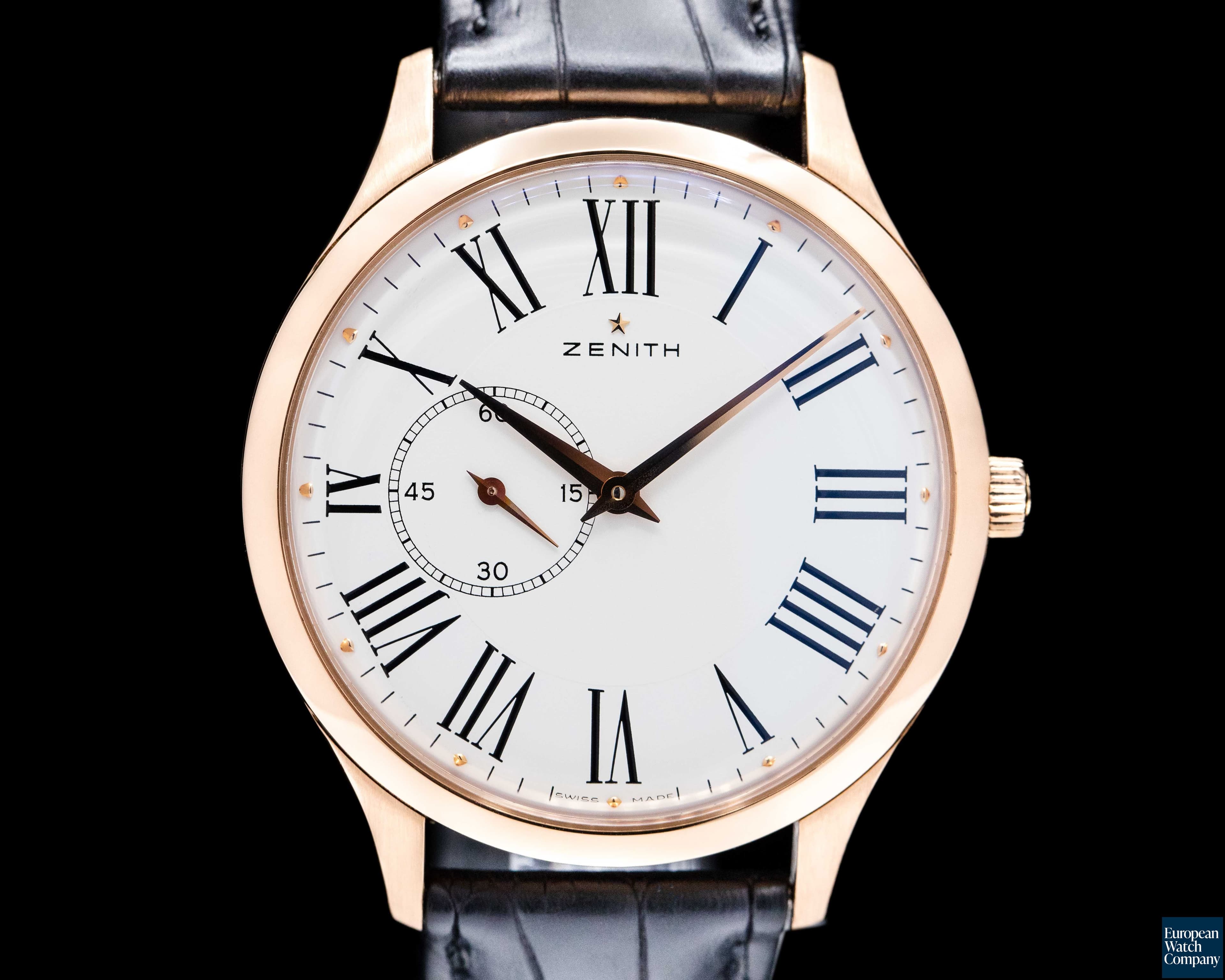 Image of Zenith Elite Ultra Thin White Dial SS
