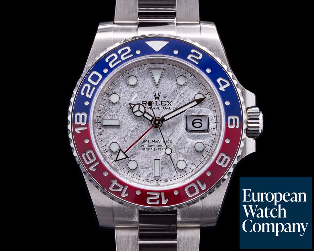 Image of Rolex GMT Master II 126719 Meteorite Ceramic "Pepsi" 18K White Gold 2021