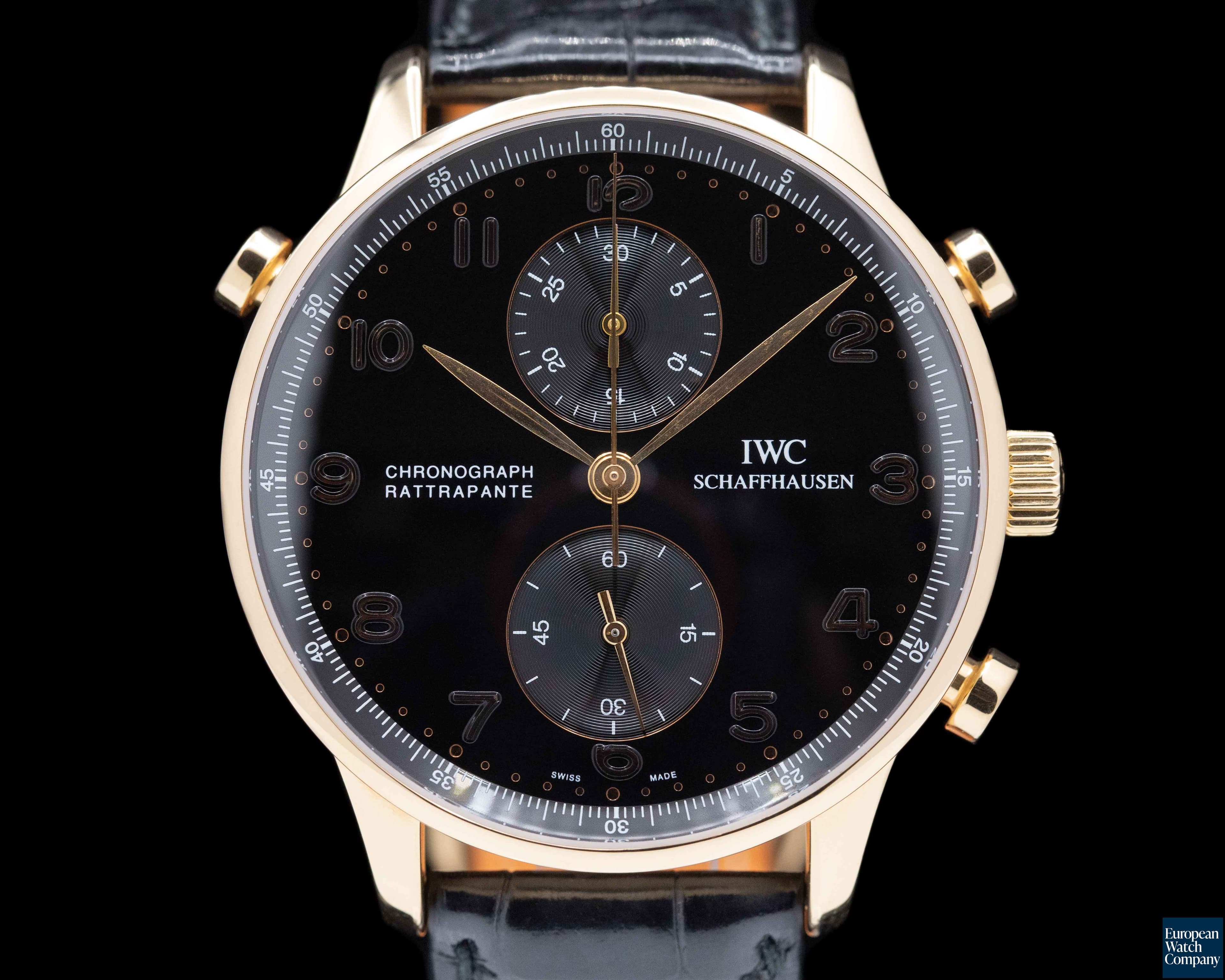 Image of IWC Portuguese Chronograph Split Second 18K Yellow Gold