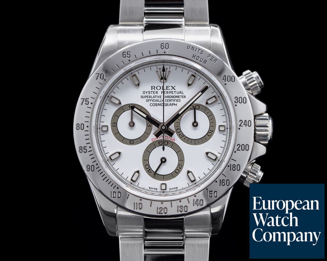 Image of Rolex Daytona 116520 White Dial SS "APH Dial"
