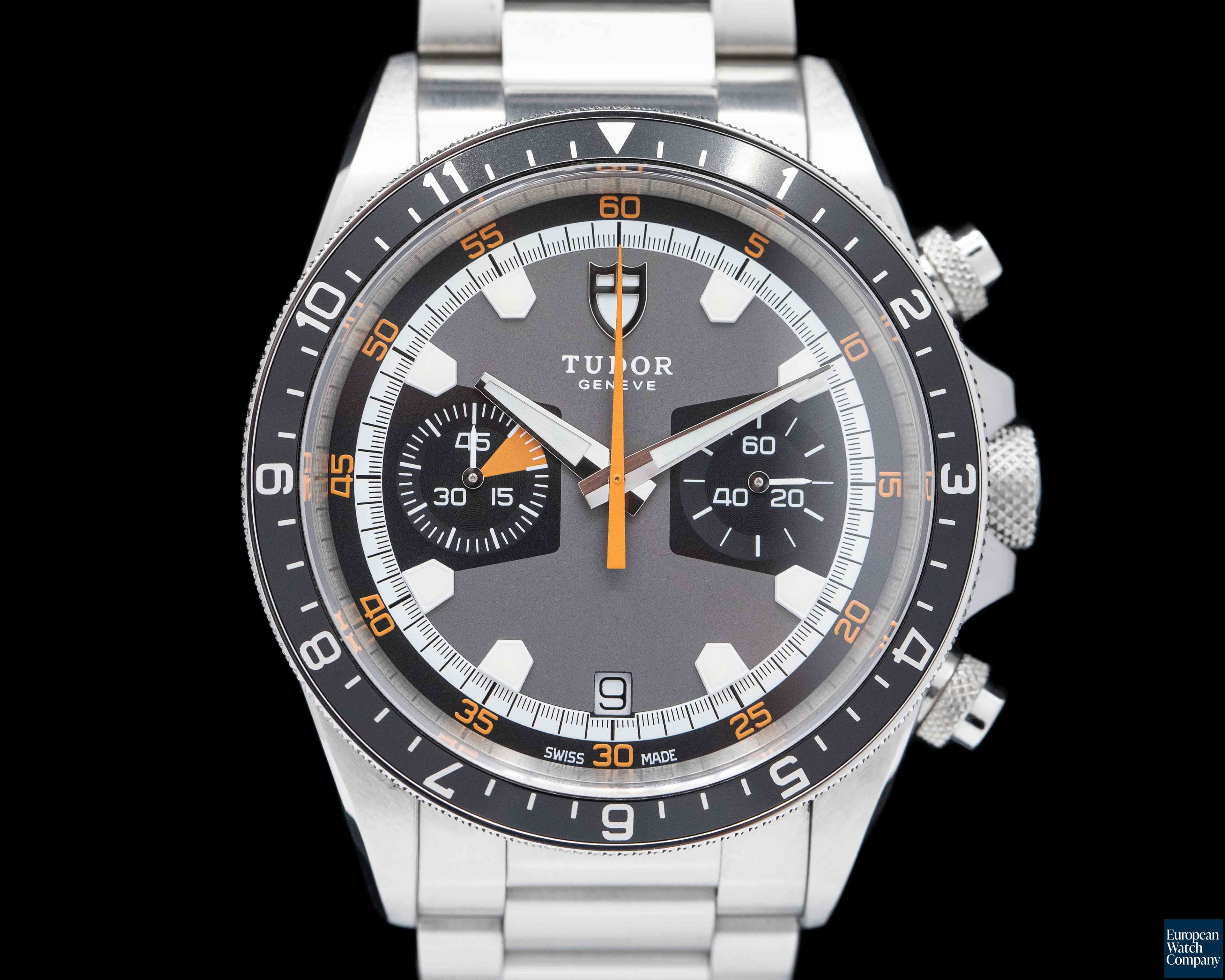 Image of Tudor Heritage 70330N Chronograph Grey Dial SS 