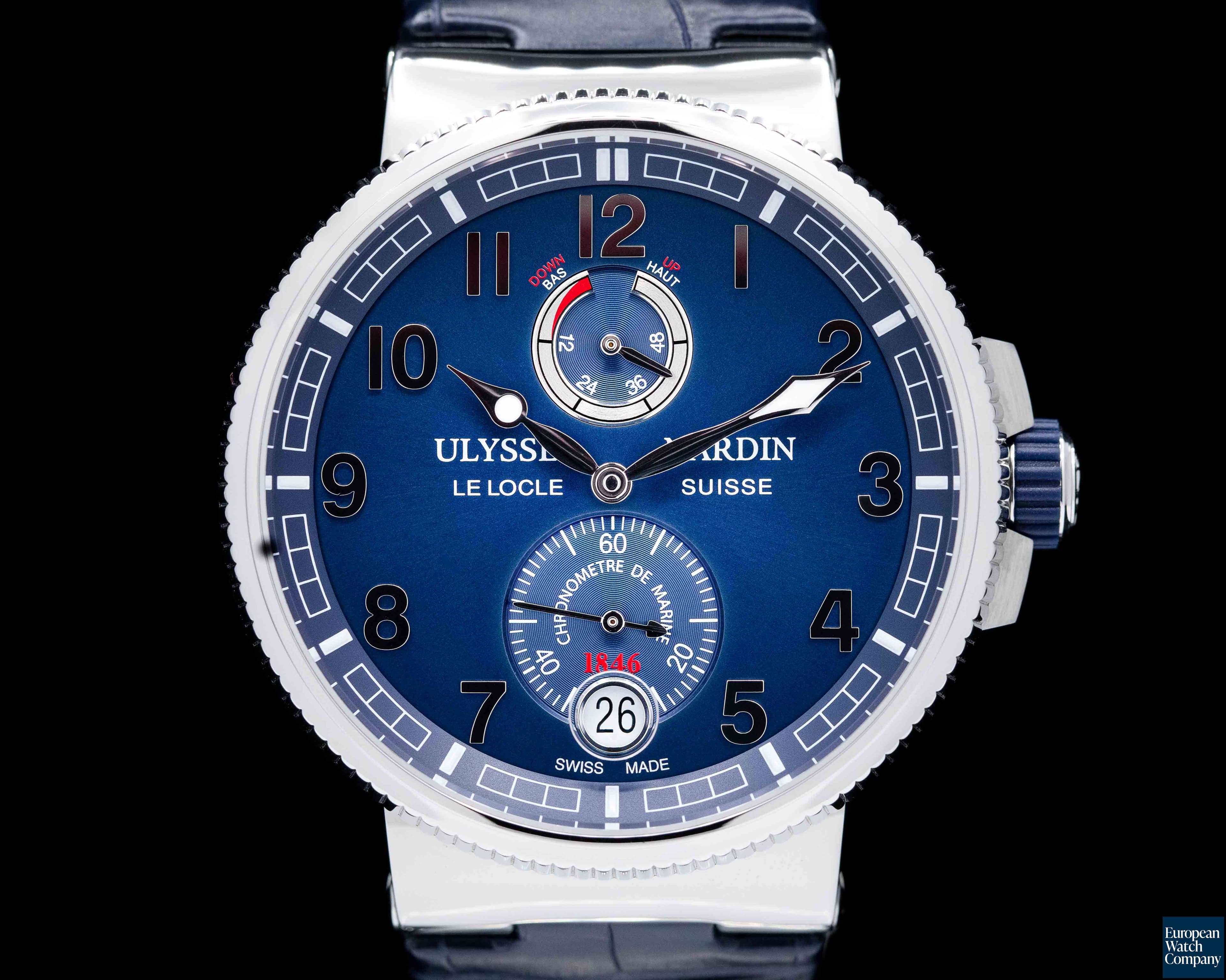 Image of Ulysse Nardin Ulysse Nardin Marine Chronometer Manufacturer Blue Dial Limited
