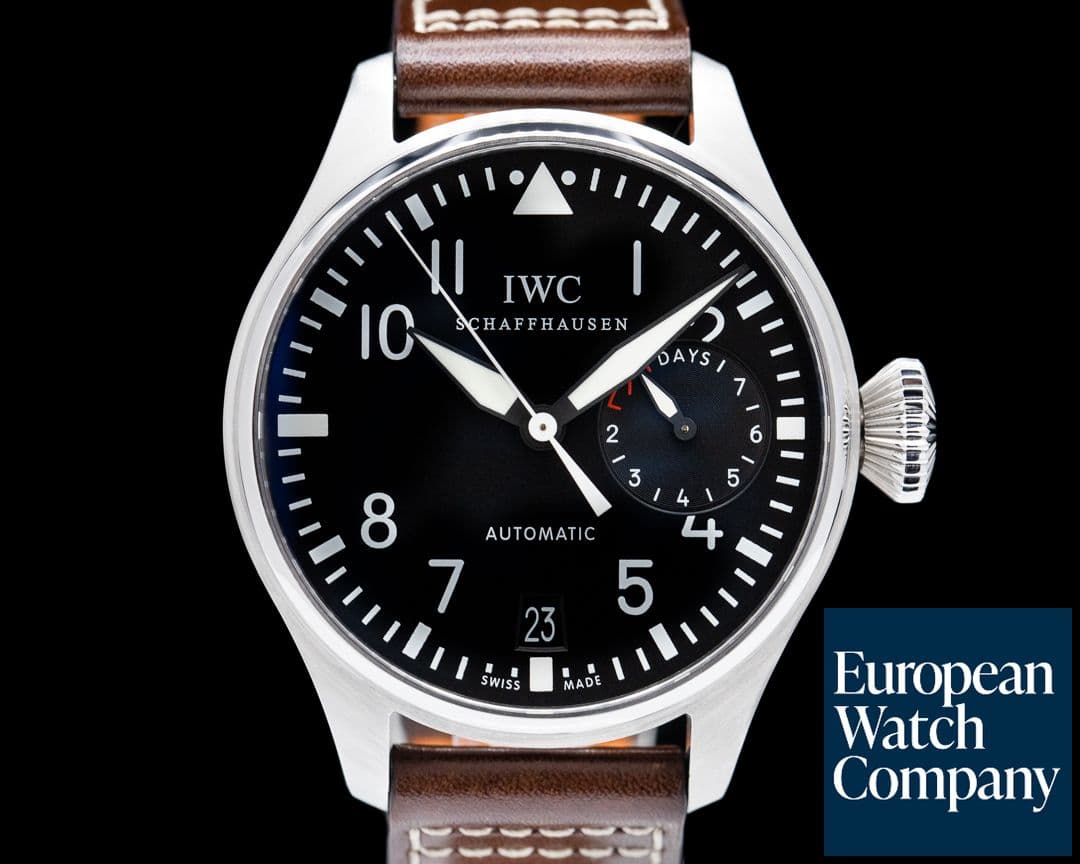 Image of IWC Big Pilot 7 day SS 
