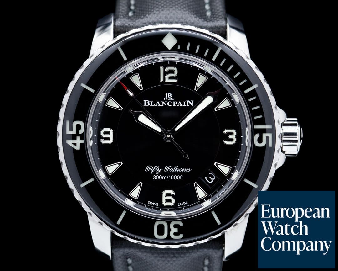 Image of Blancpain Fifty Fathoms Automatic SS / Kevlar