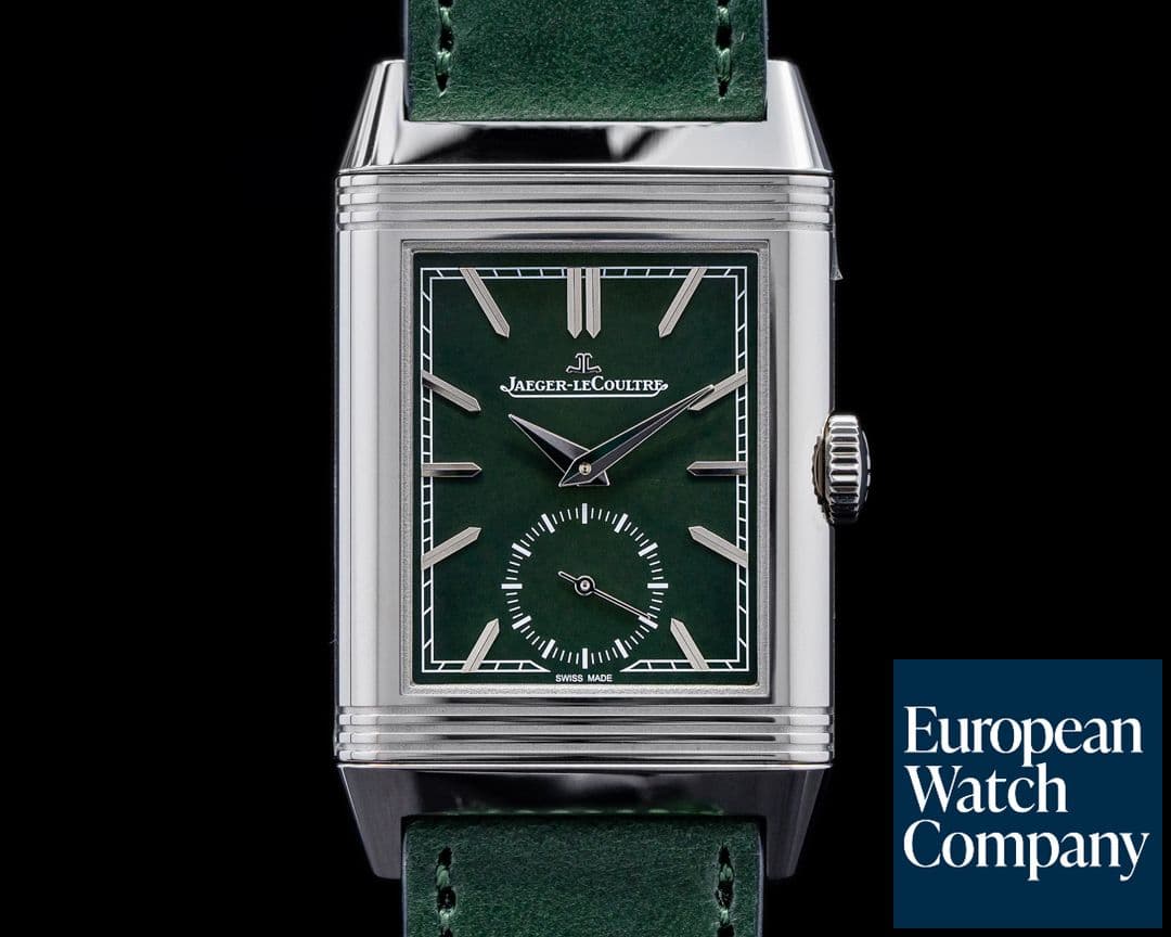 Image of Jaeger LeCoultre Reverso Tribute Small Seconds Green UNWORN